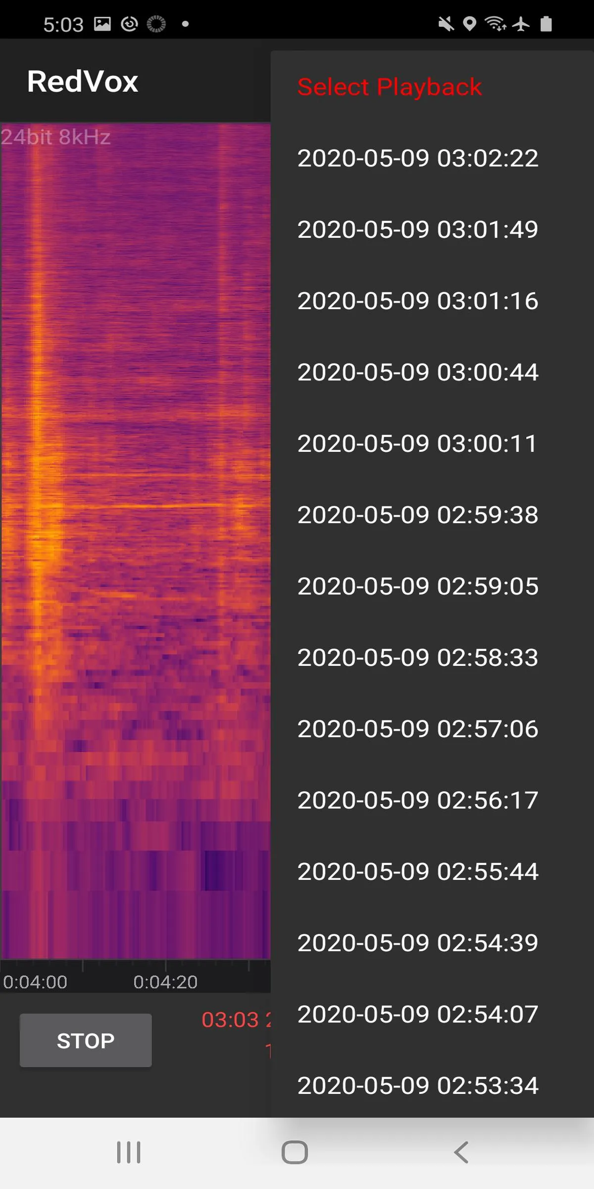 Infrasound Recorder | Indus Appstore | Screenshot