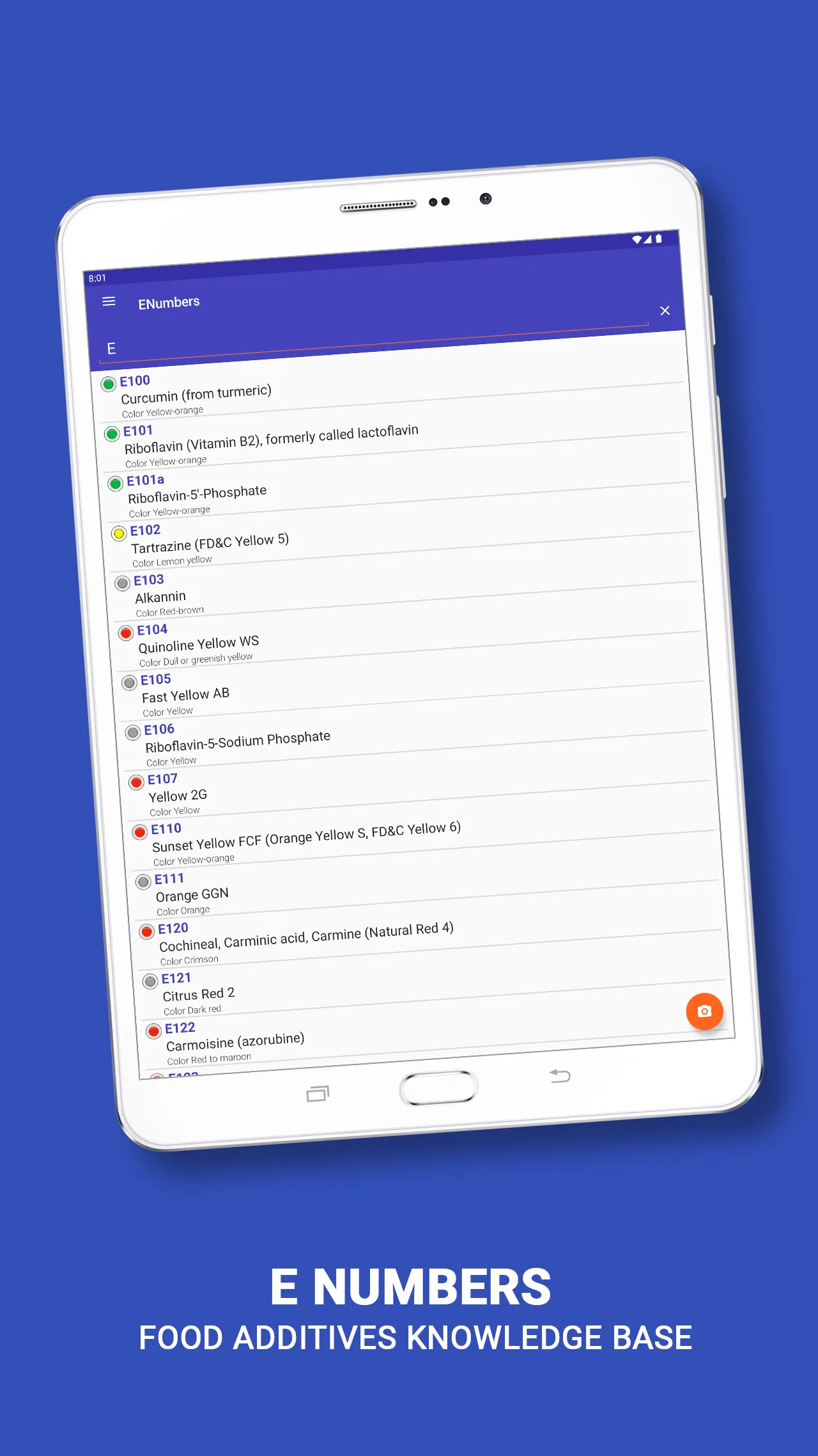 E Numbers - Food additives | Indus Appstore | Screenshot