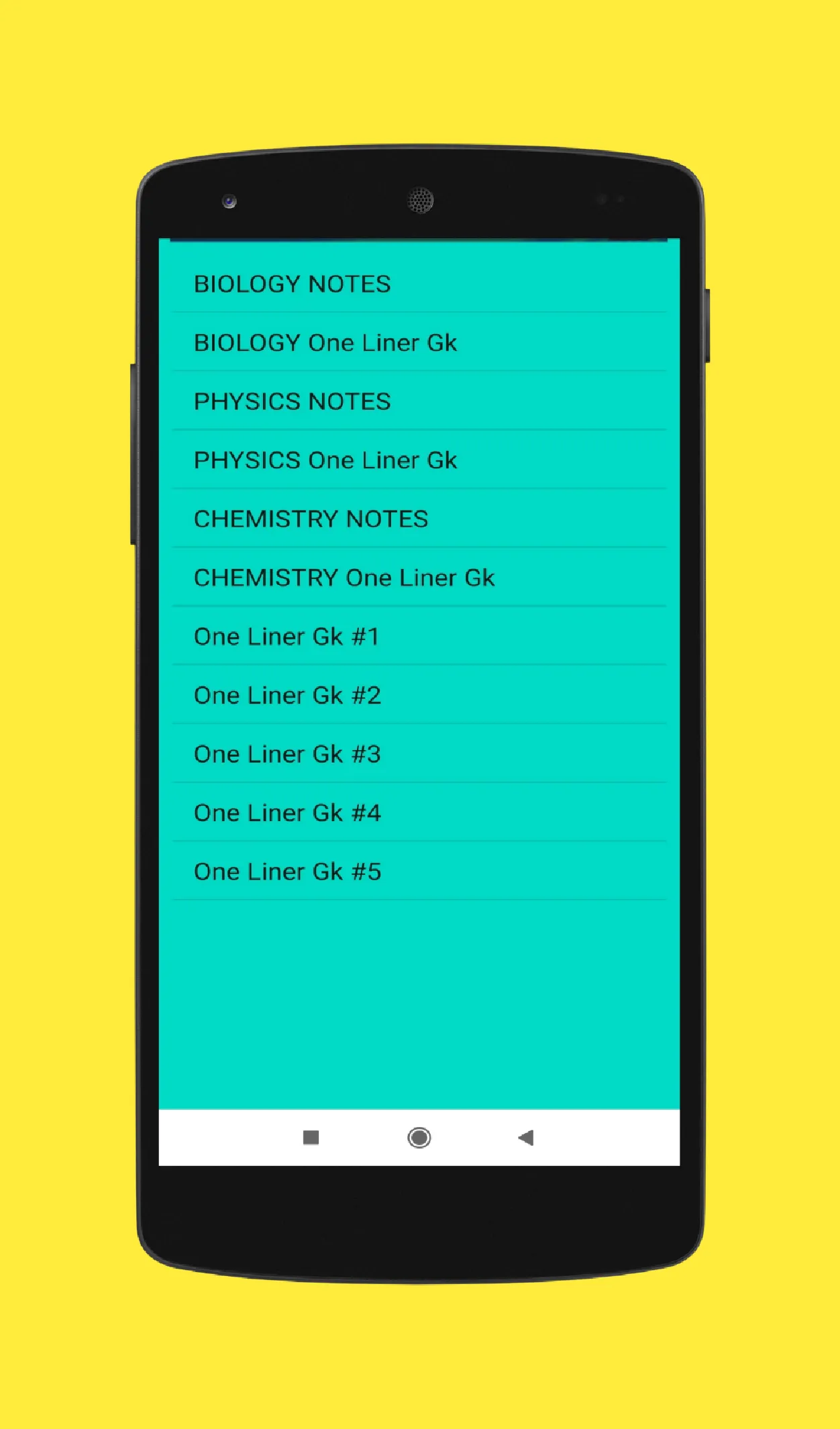 Science gk one liner | Indus Appstore | Screenshot