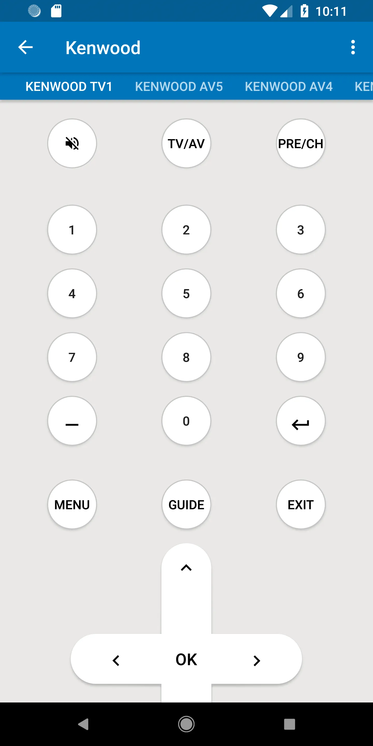 Kenwood Universal Remote | Indus Appstore | Screenshot