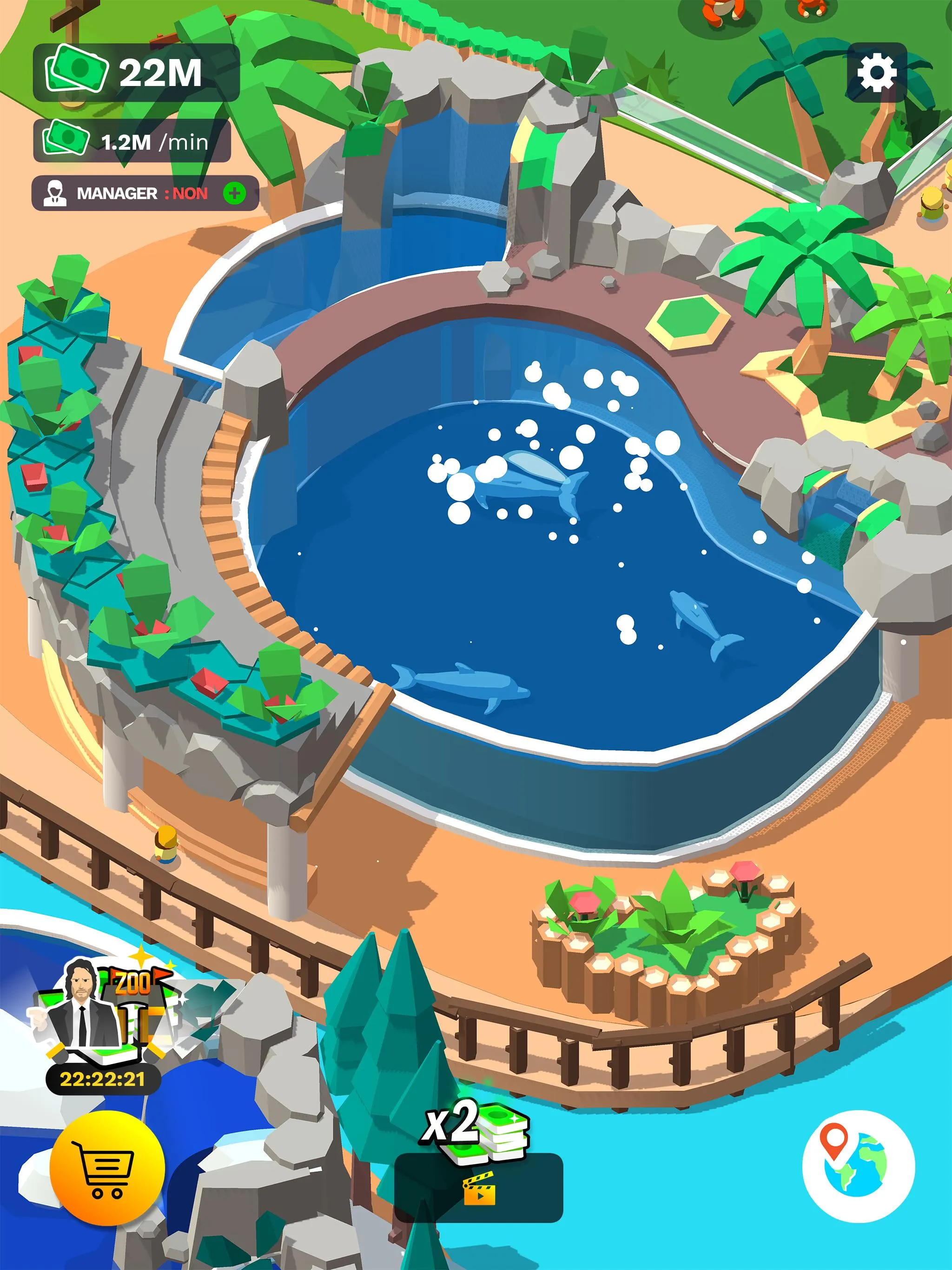 Idle Zoo Tycoon 3D - Animal Pa | Indus Appstore | Screenshot