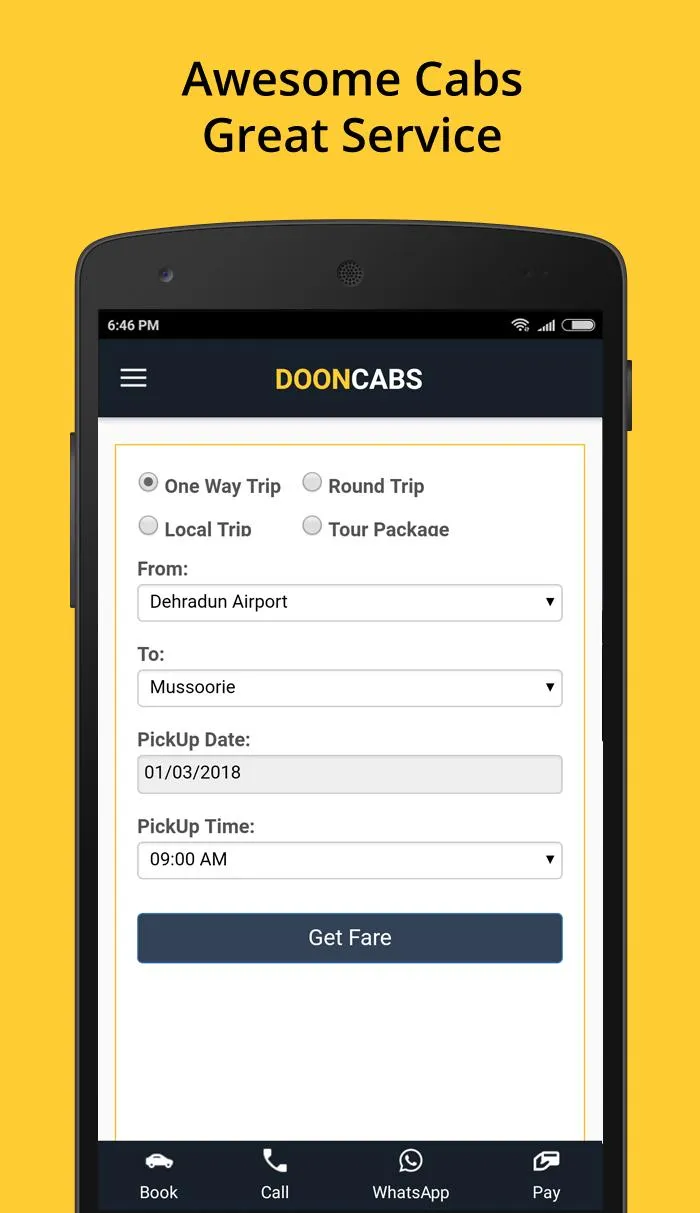 Doon Cabs  - Taxi in Dehradun | Indus Appstore | Screenshot