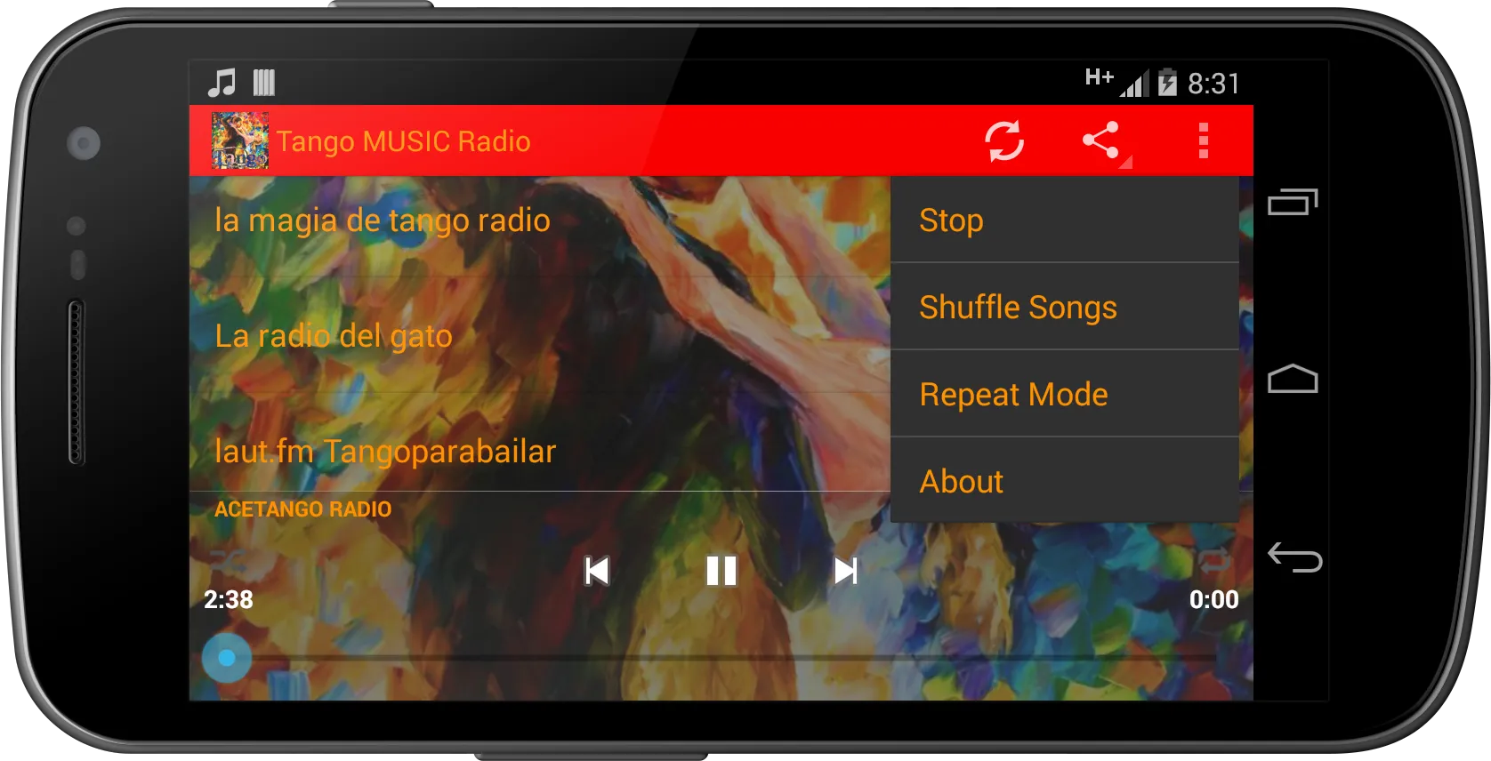 Tango MUSIC Radio | Indus Appstore | Screenshot