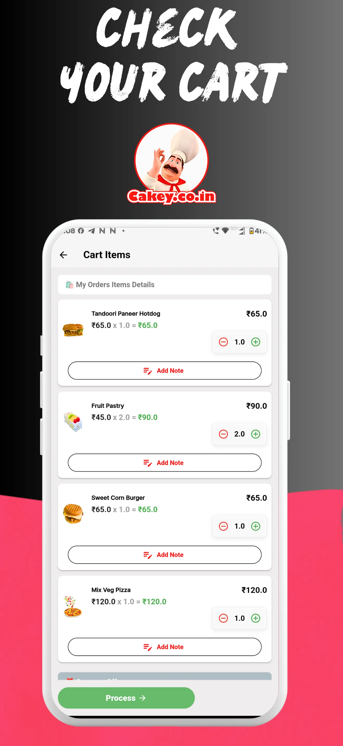 Cakey Foods | Indus Appstore | Screenshot
