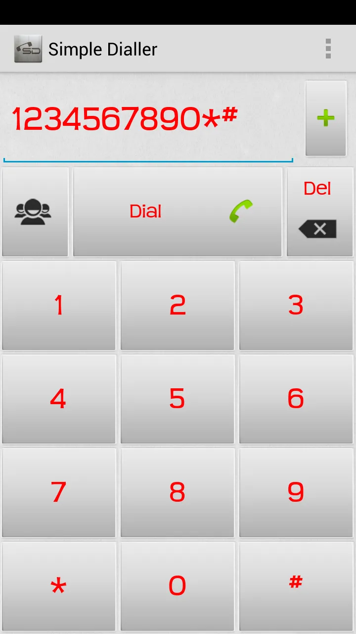 Simple Dialler | Indus Appstore | Screenshot