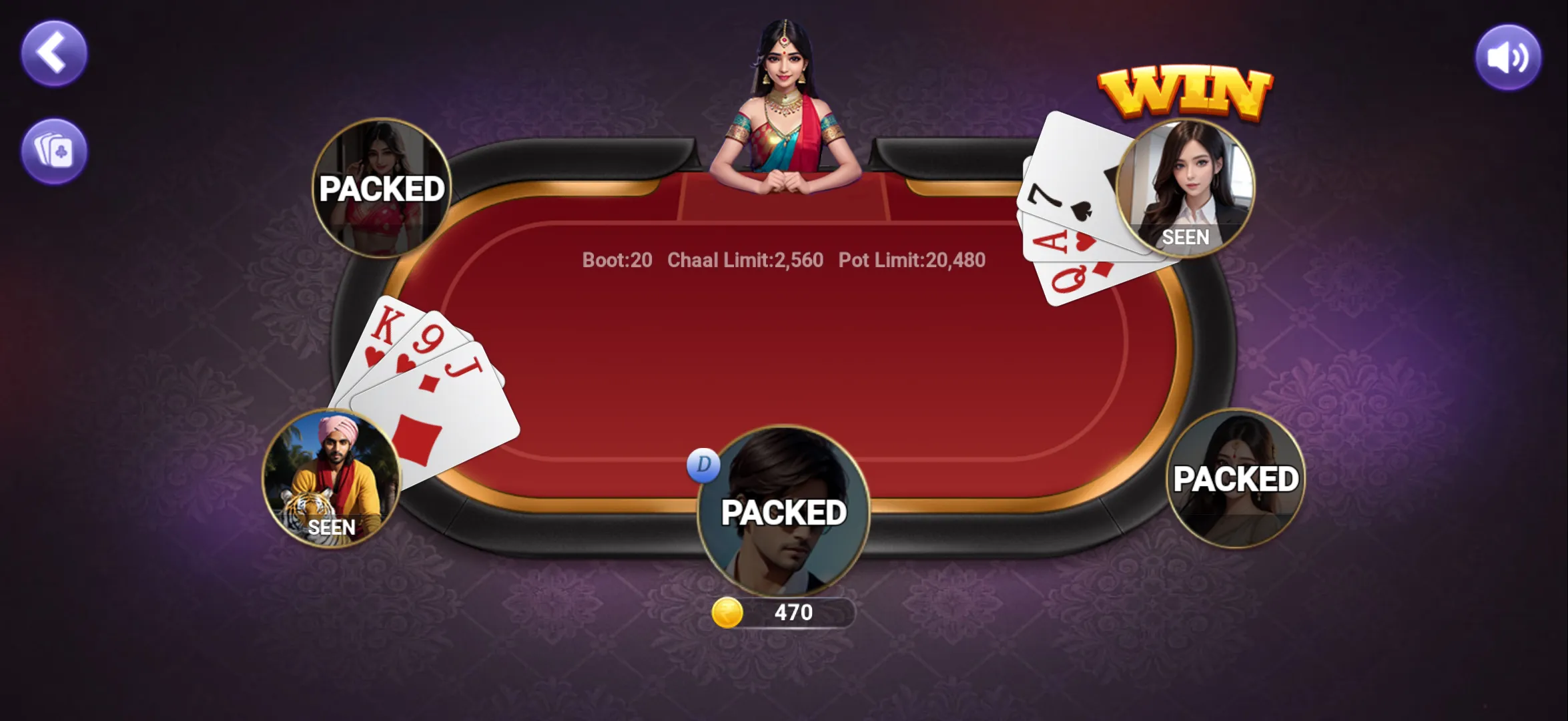 Teen Patti Offline:3 Patti | Indus Appstore | Screenshot