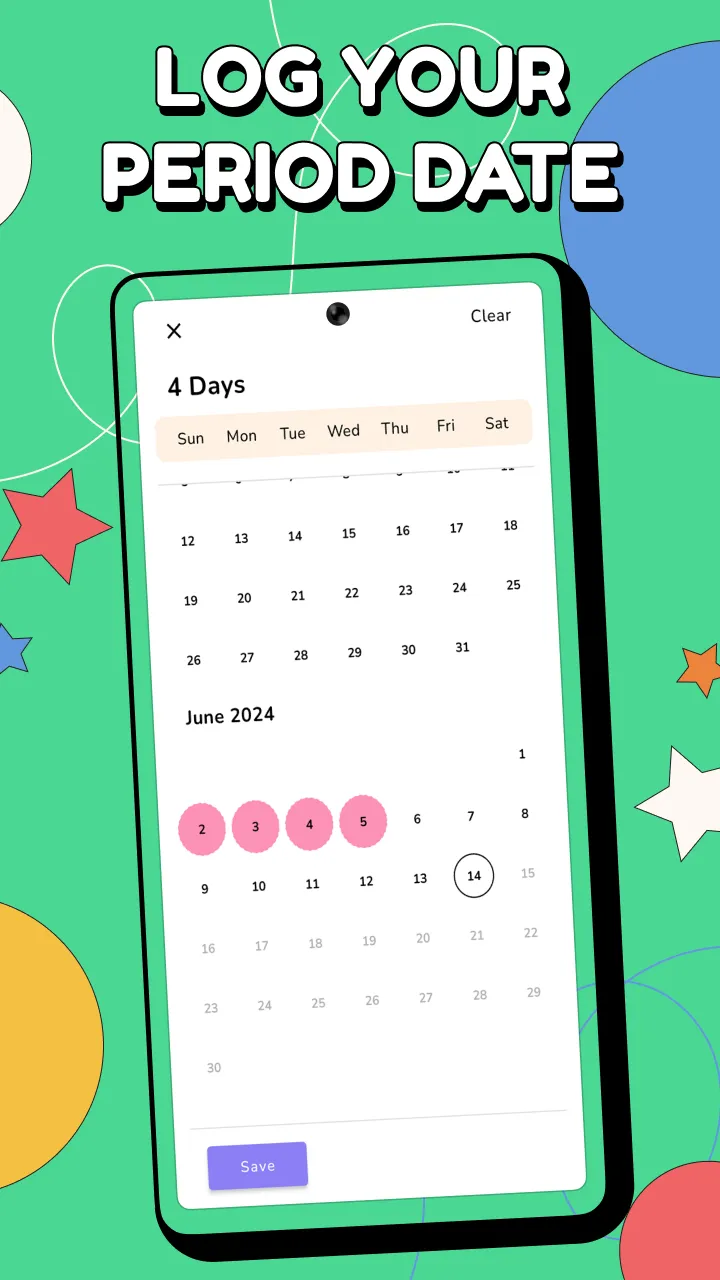 Periodo menstrual pms tracker | Indus Appstore | Screenshot