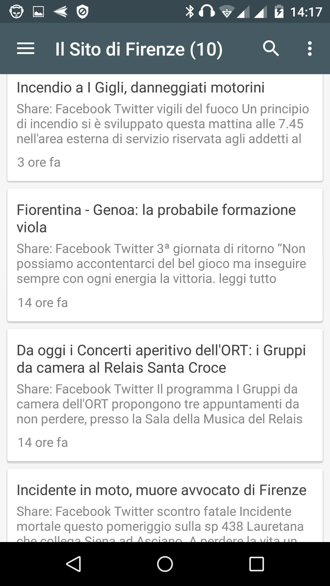 Firenze notizie locali | Indus Appstore | Screenshot