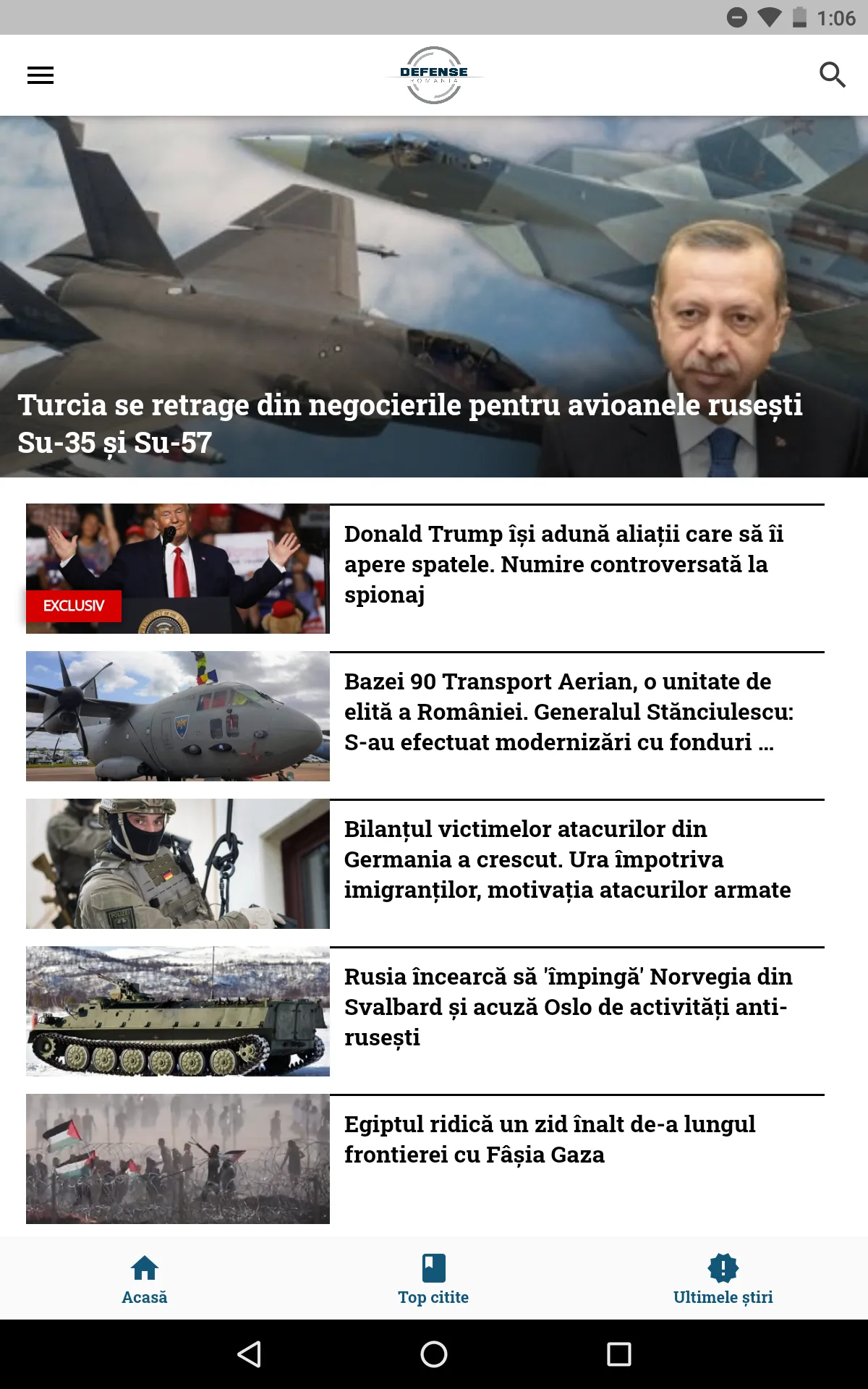 DefenseRomania | Indus Appstore | Screenshot