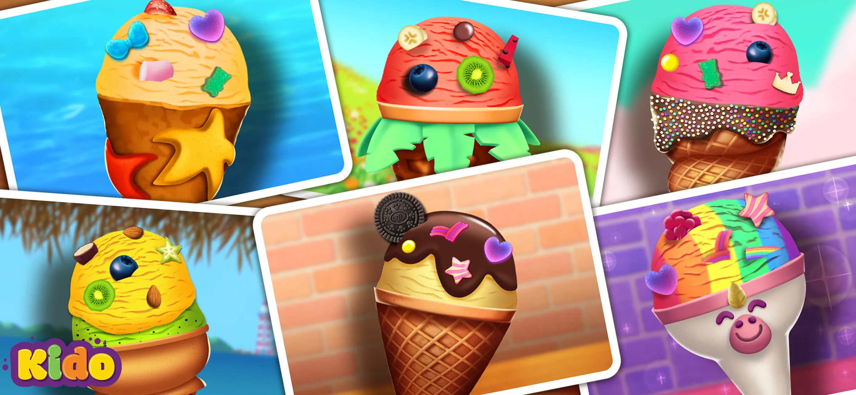 Ice Cream Making Game For Kids | Indus Appstore | Screenshot