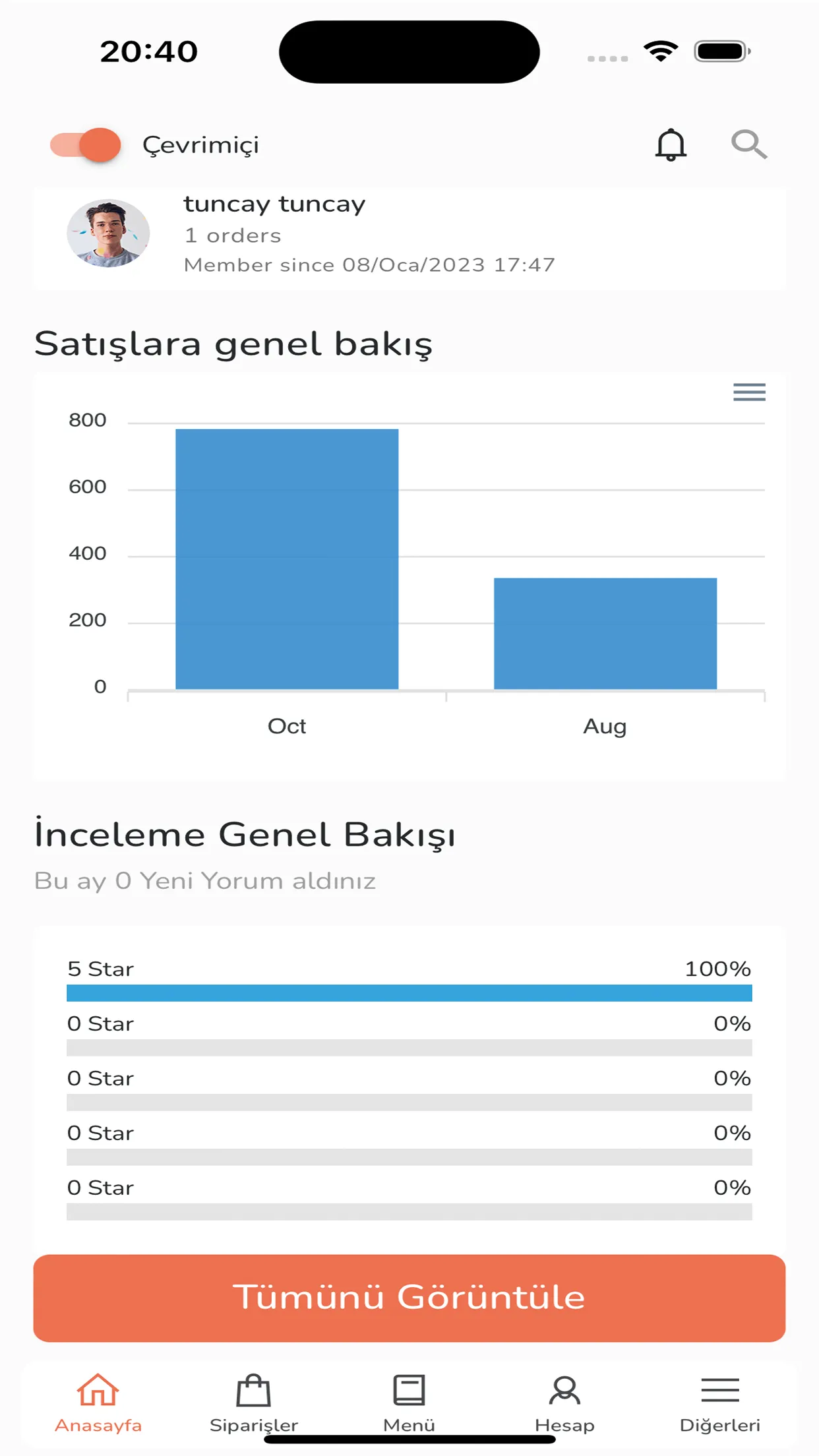 Restoran Kayıt - Neyiyek.com | Indus Appstore | Screenshot