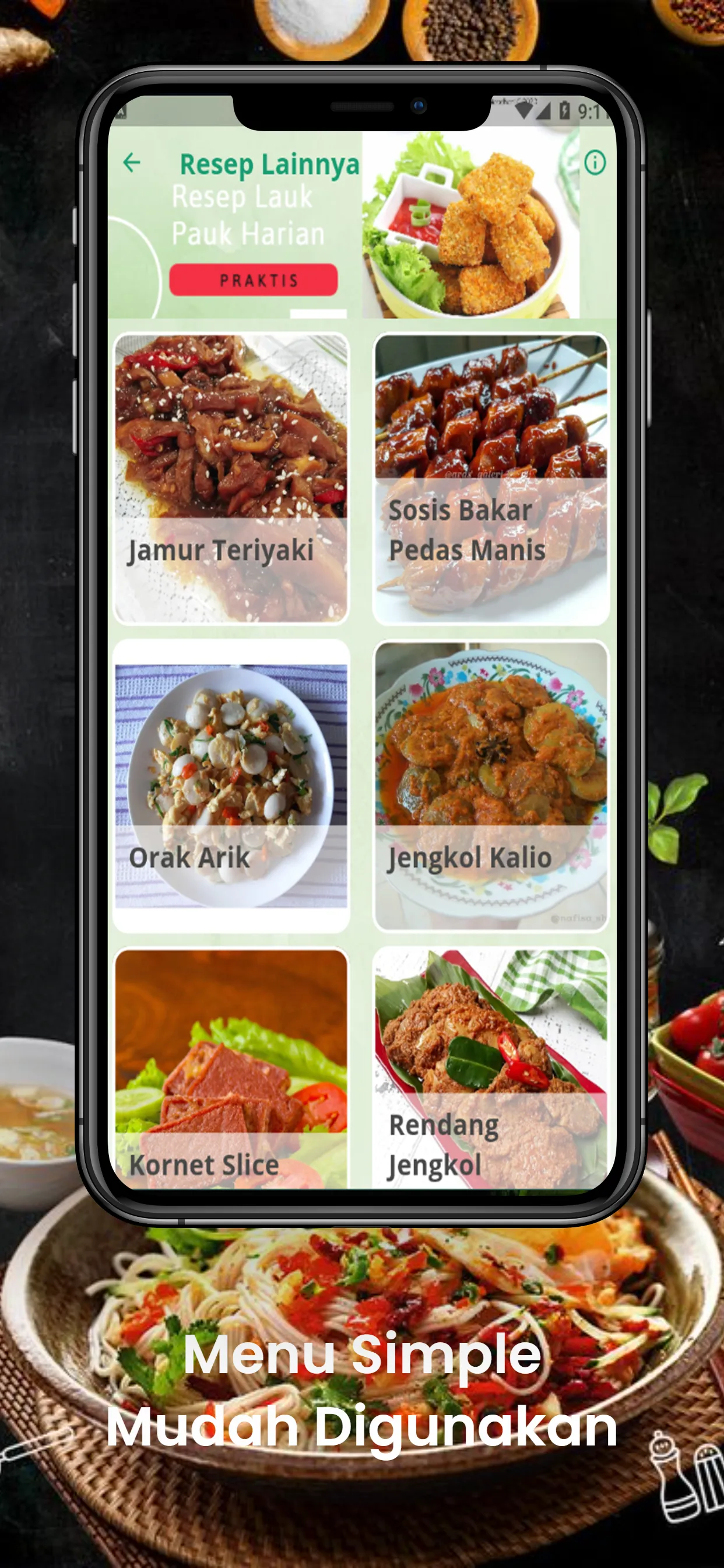 Resep Lauk Pauk Harian Praktis | Indus Appstore | Screenshot