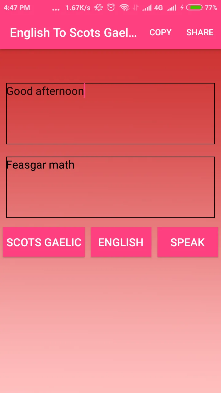 English To Scots Gaelic | Indus Appstore | Screenshot