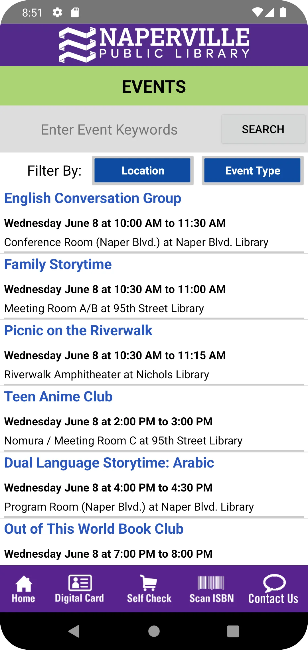 Naperville Public Library | Indus Appstore | Screenshot