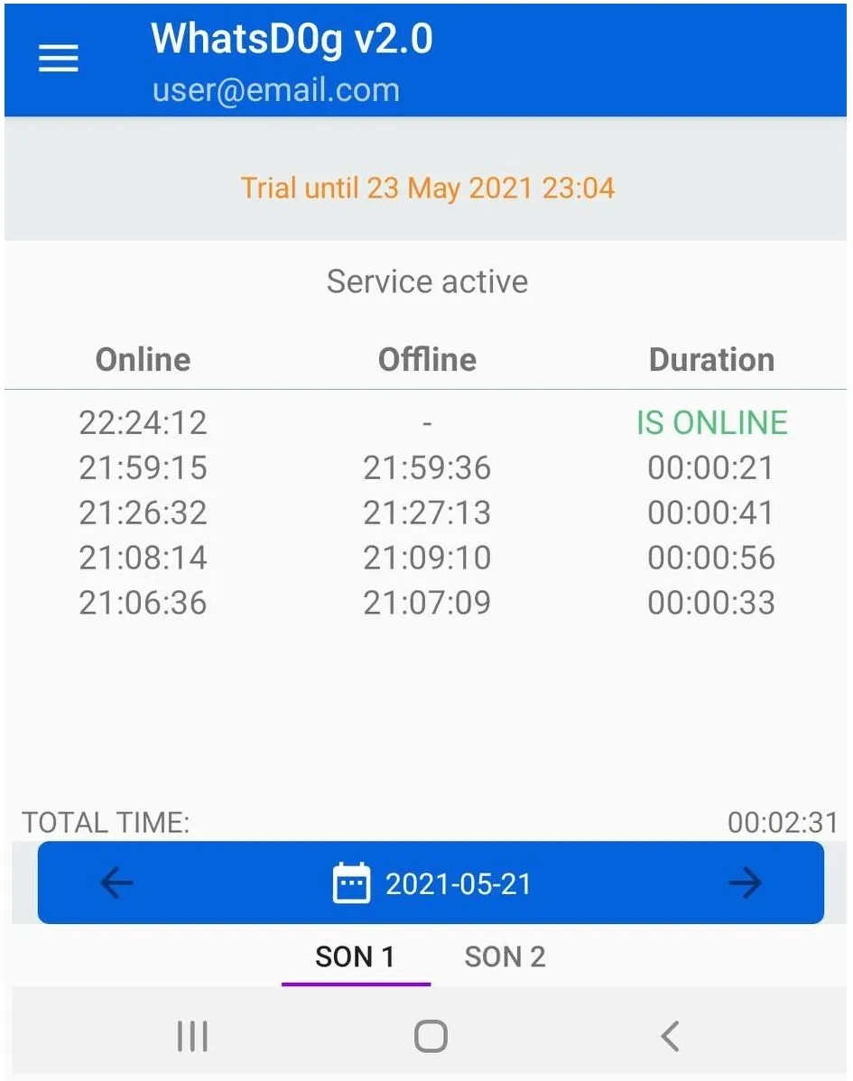 W-Track LastSeen | Indus Appstore | Screenshot