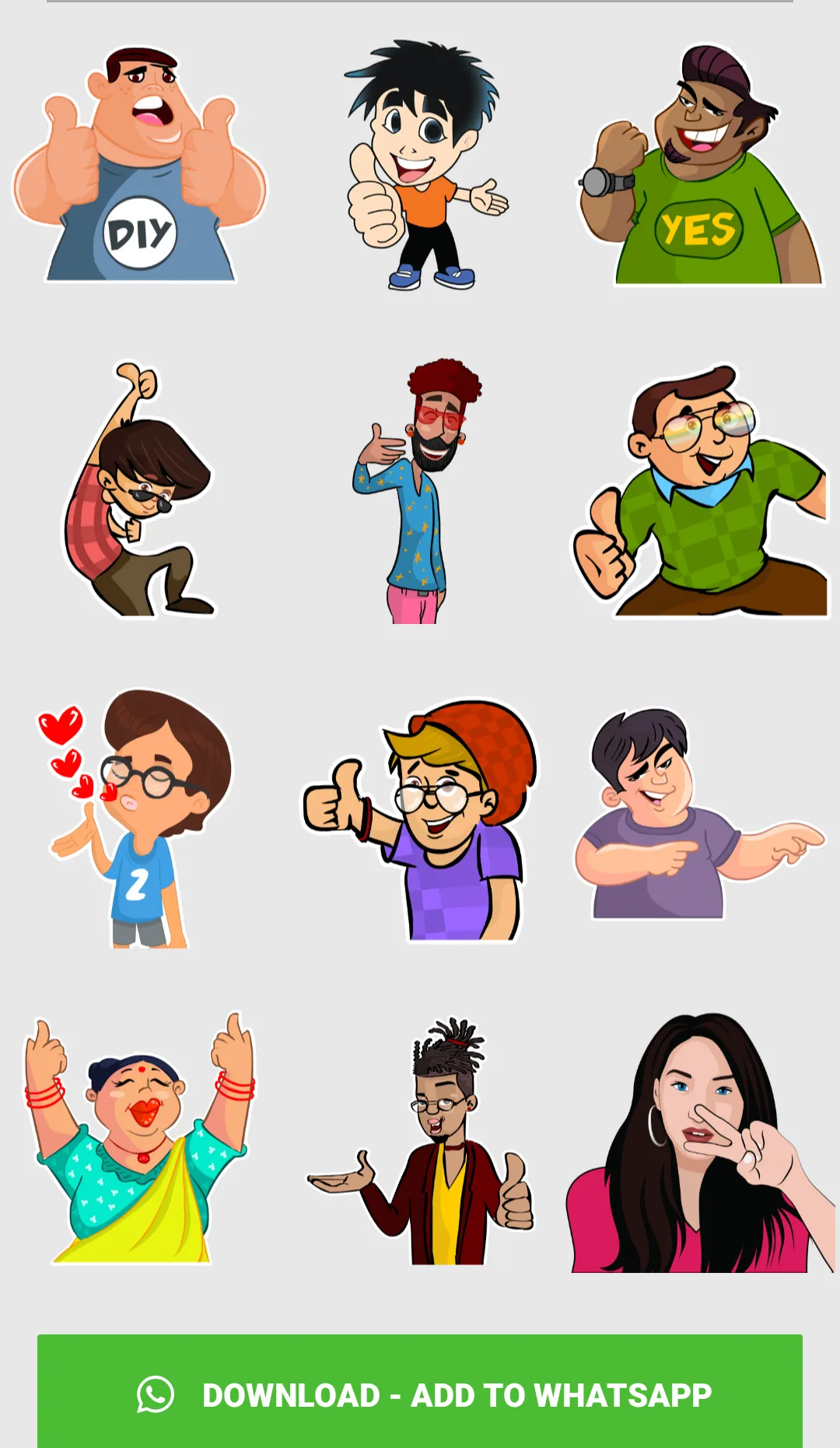 Animated Stickers Maker, Text | Indus Appstore | Screenshot