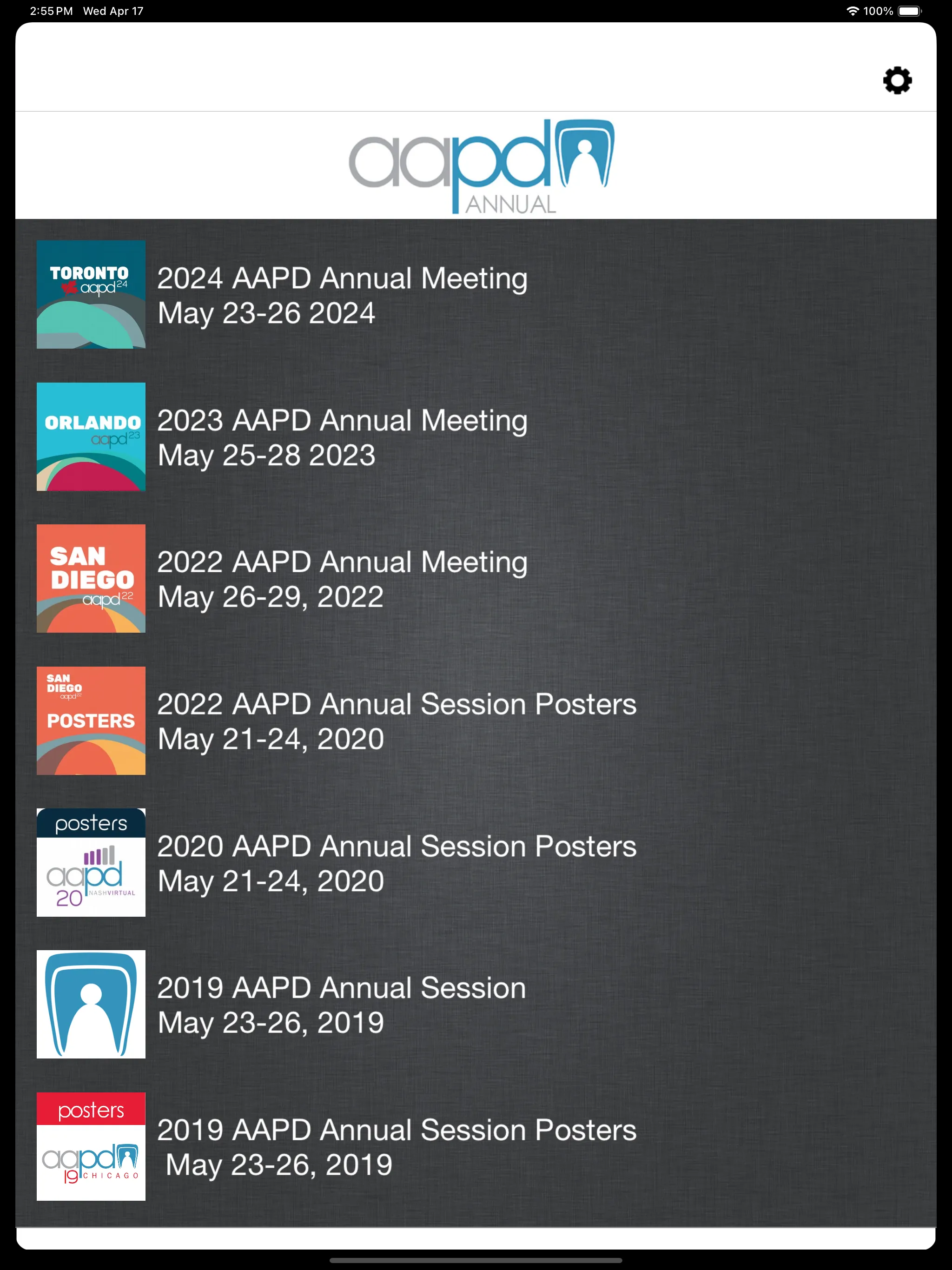 AAPD Annual Session | Indus Appstore | Screenshot