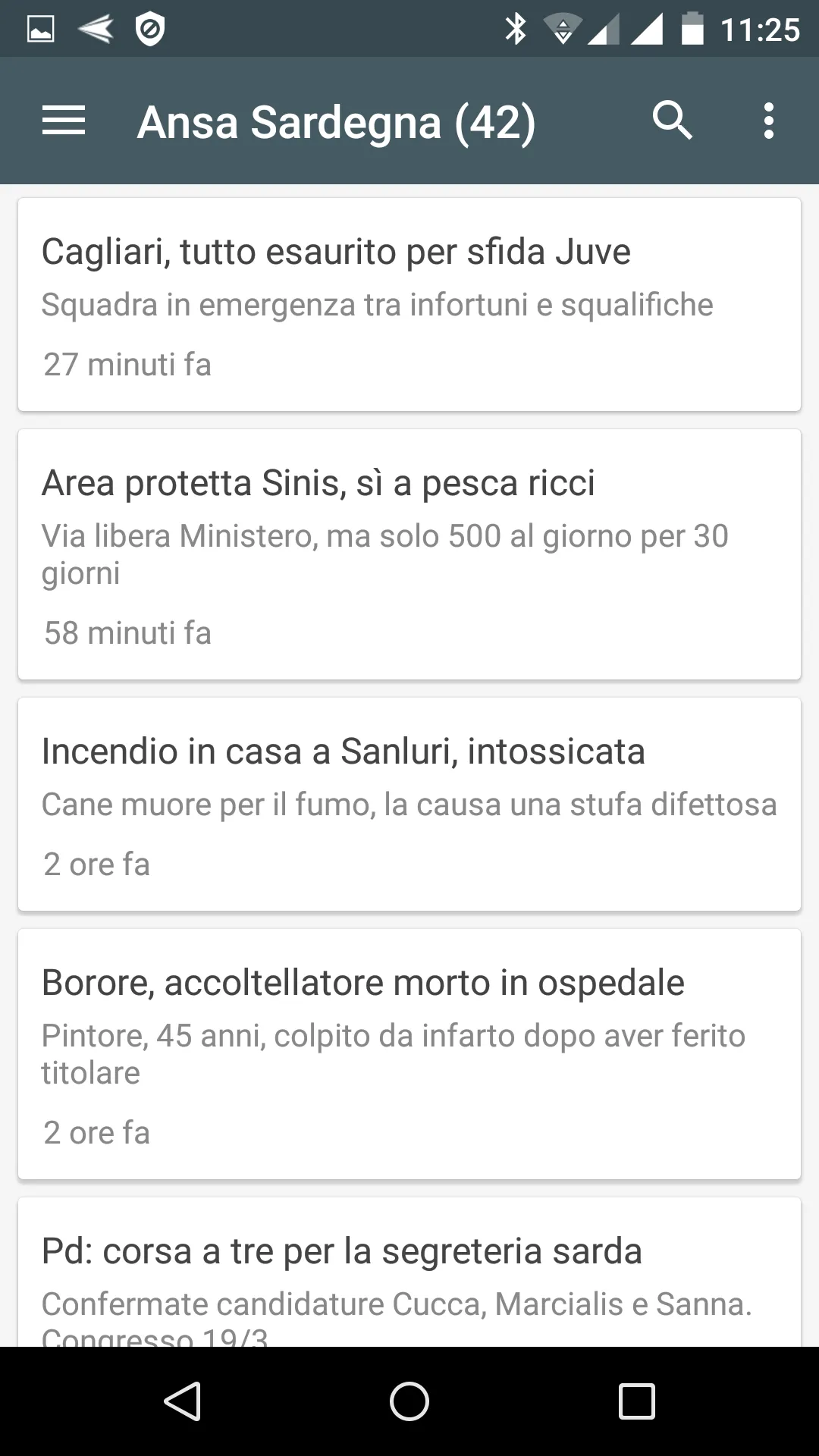 Cagliari notizie locali | Indus Appstore | Screenshot