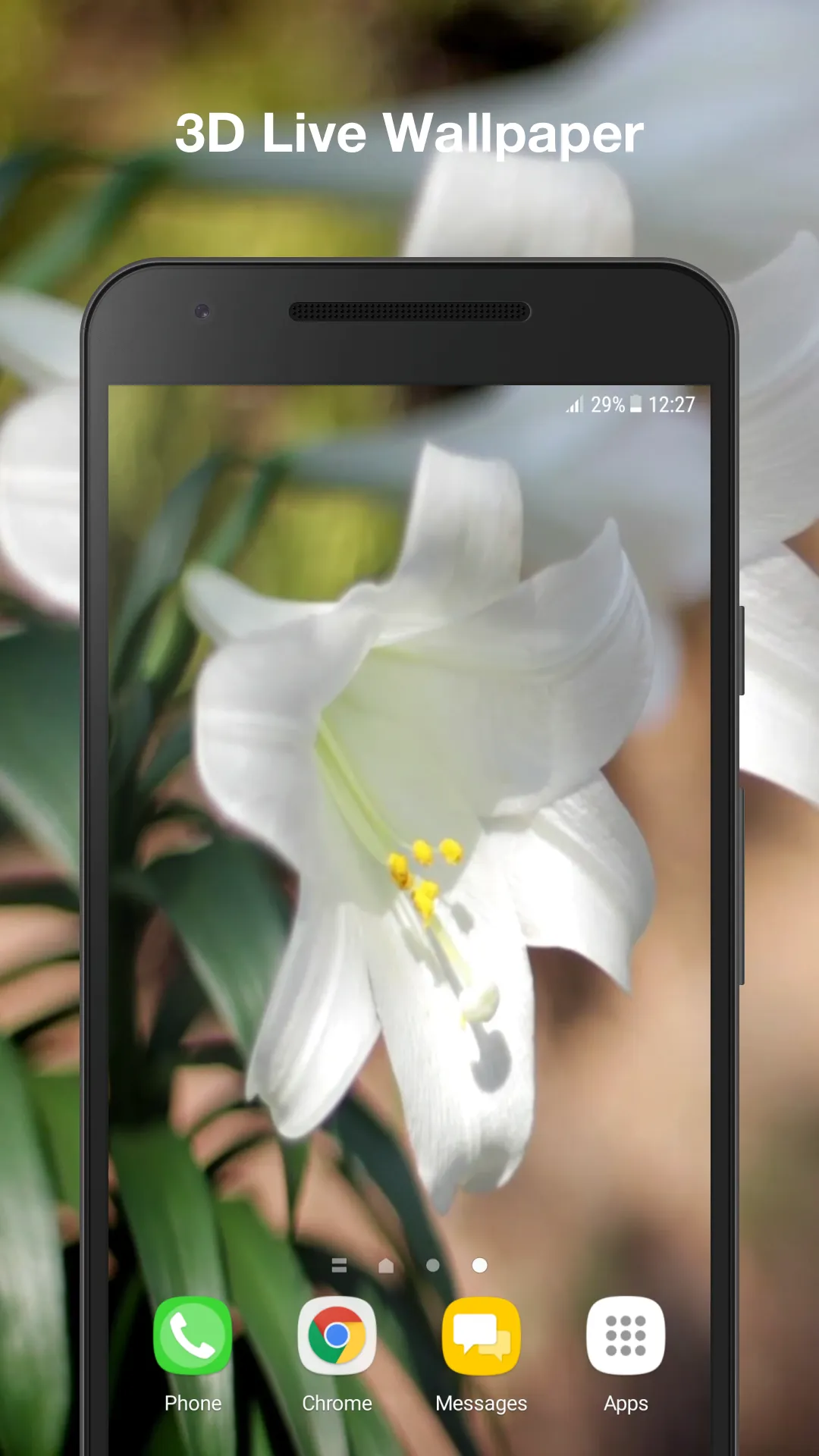 Easter Lilies Live Wallpaper | Indus Appstore | Screenshot