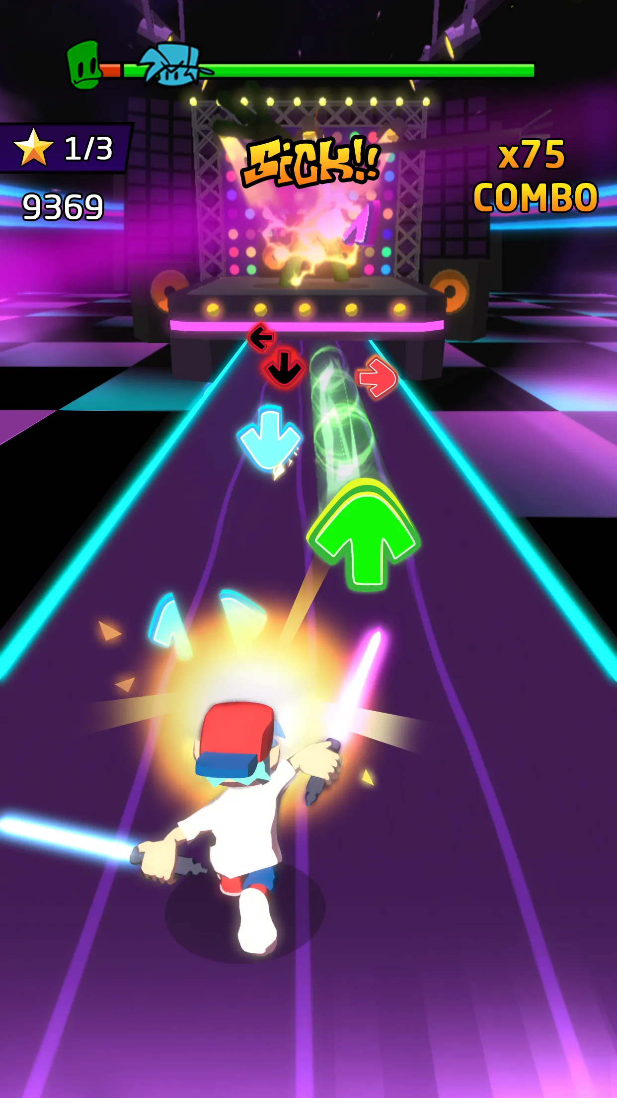 Blade Night : Rhythm Saber | Indus Appstore | Screenshot