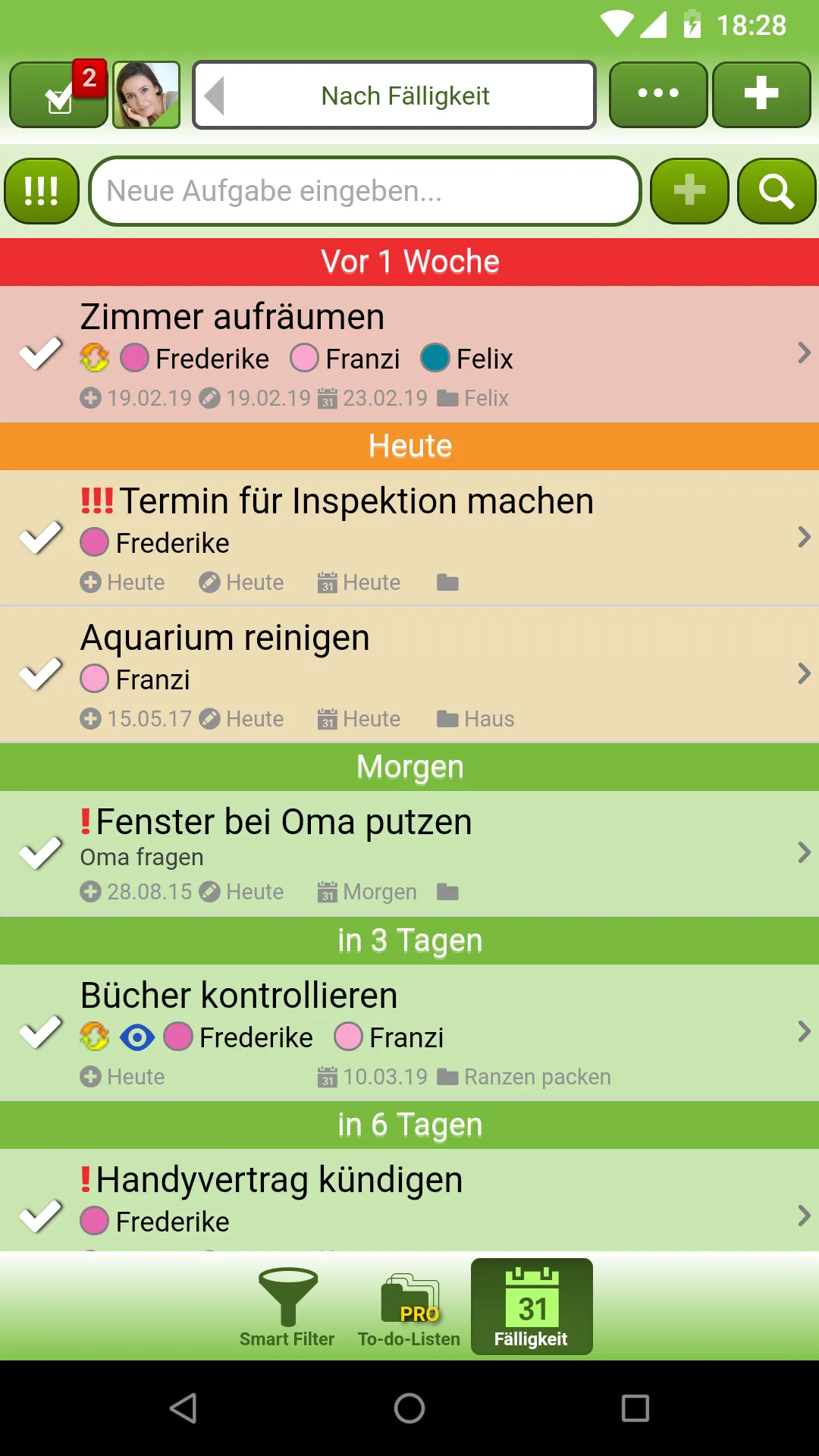 FAMANICE - Familienkalender | Indus Appstore | Screenshot