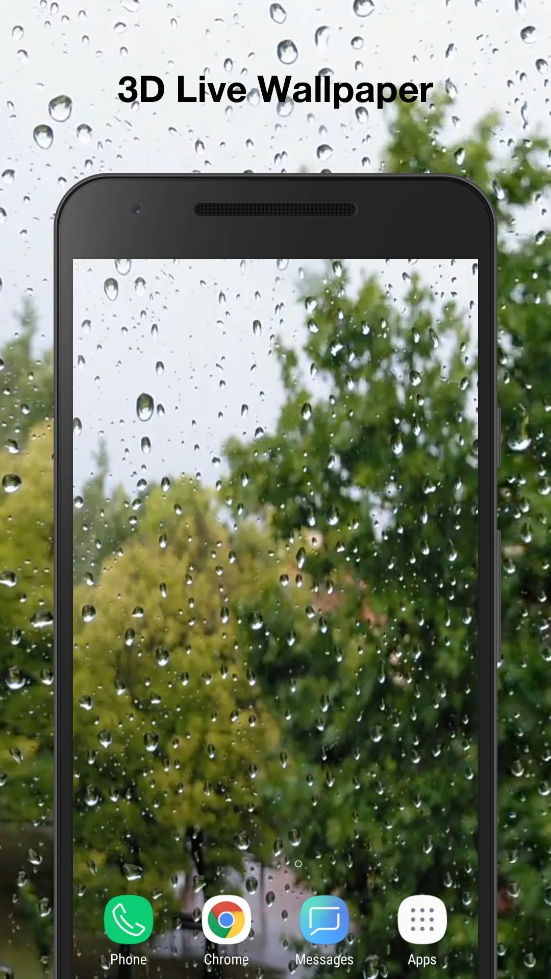 3d Raindrops Live Wallpaper | Indus Appstore | Screenshot