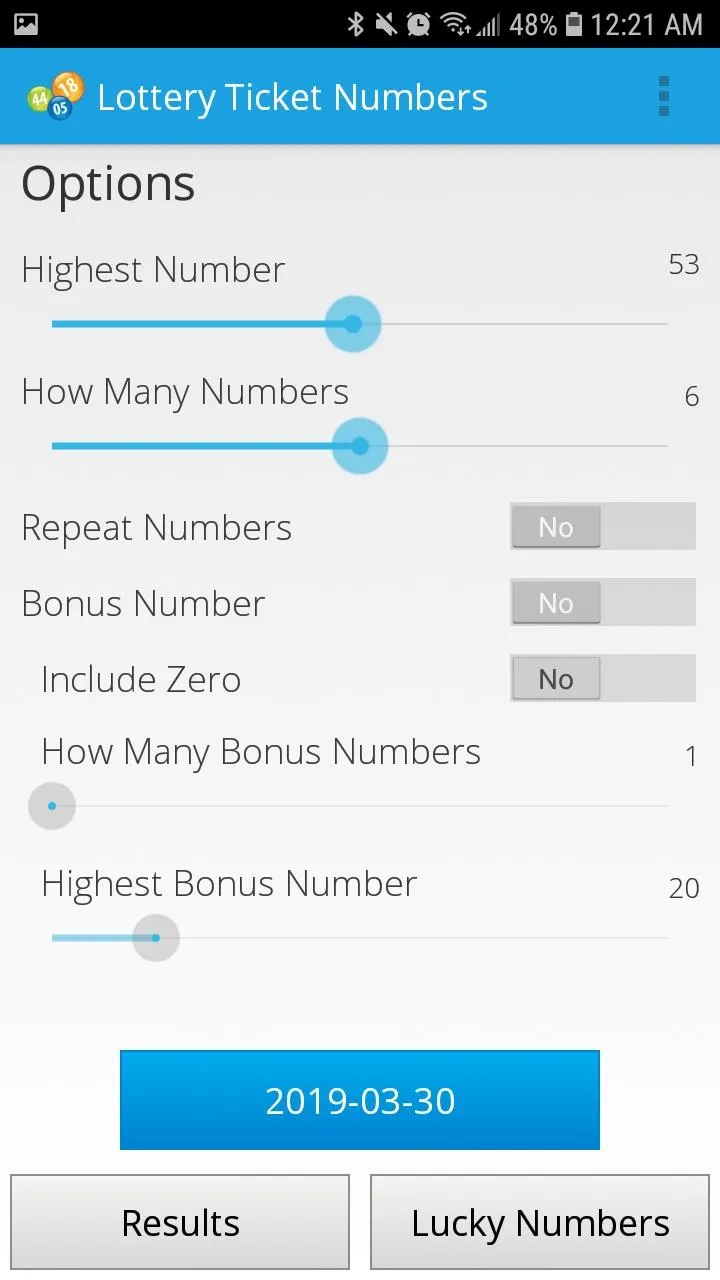 Lottery Ticket Numbers | Indus Appstore | Screenshot