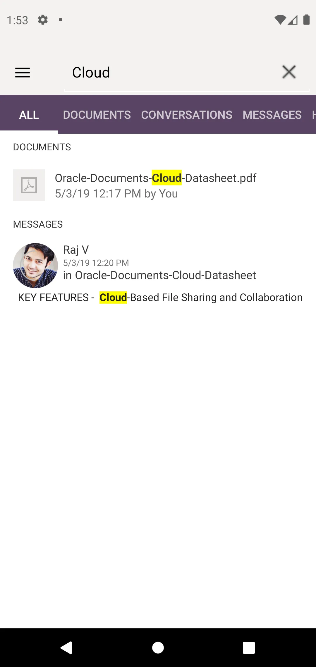 Oracle Content | Indus Appstore | Screenshot