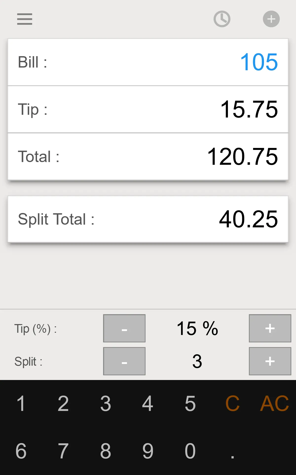 Tip Calculator - Split Bill | Indus Appstore | Screenshot