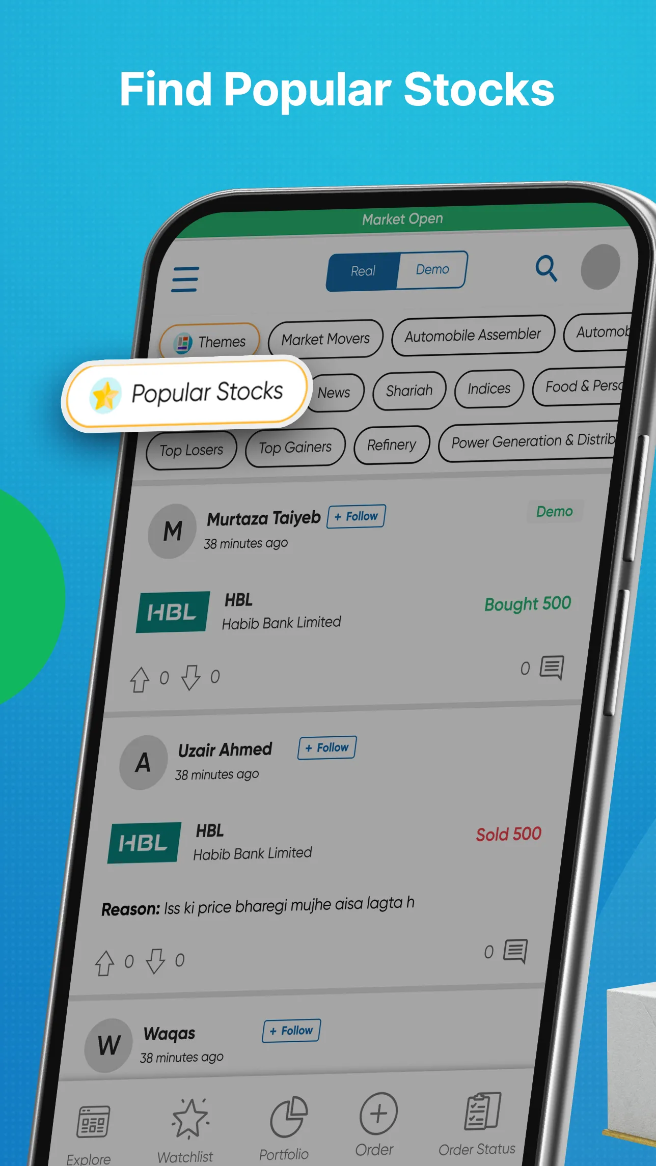 FinPocket - Stock Trading App | Indus Appstore | Screenshot