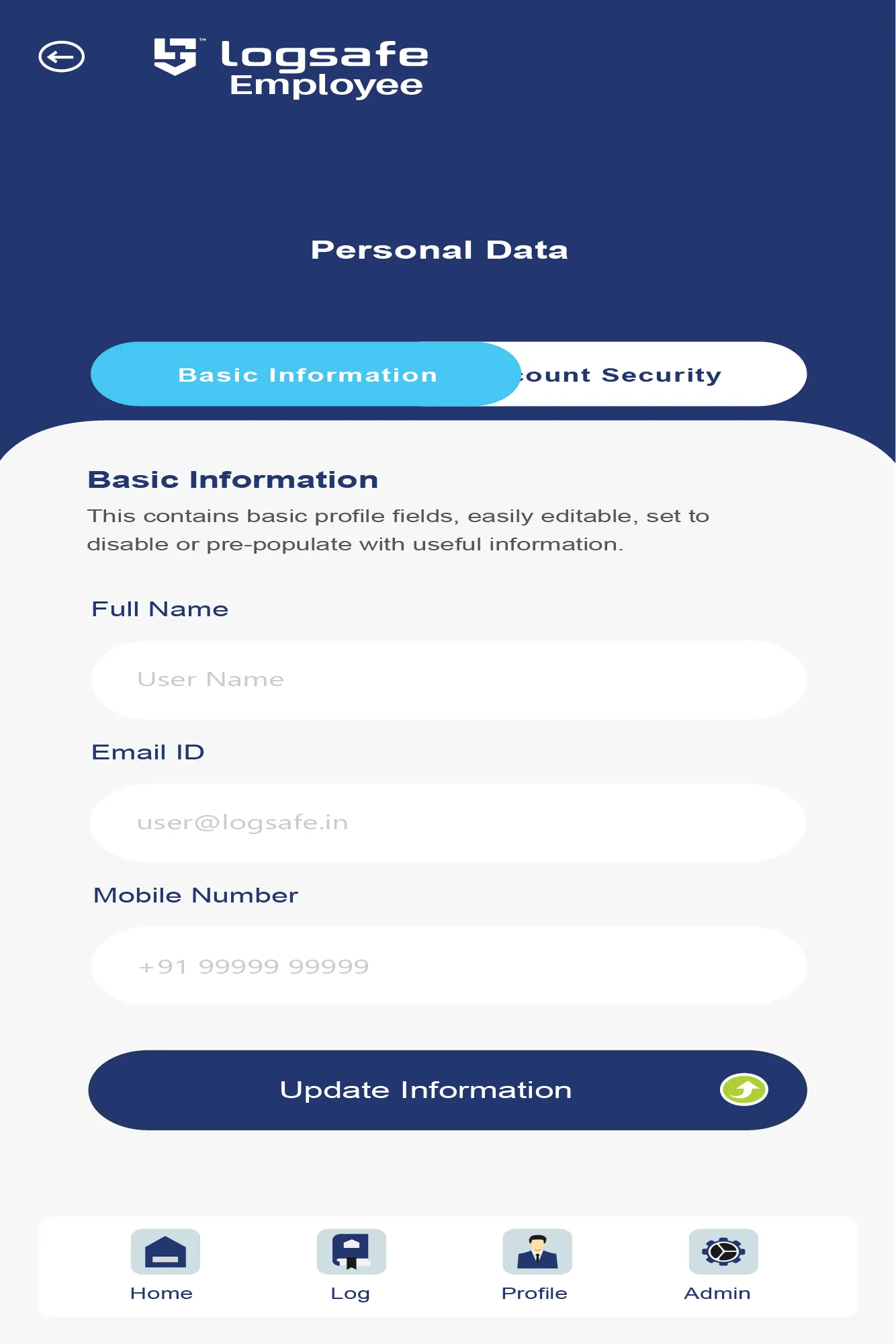 Logsafe Employee | Indus Appstore | Screenshot