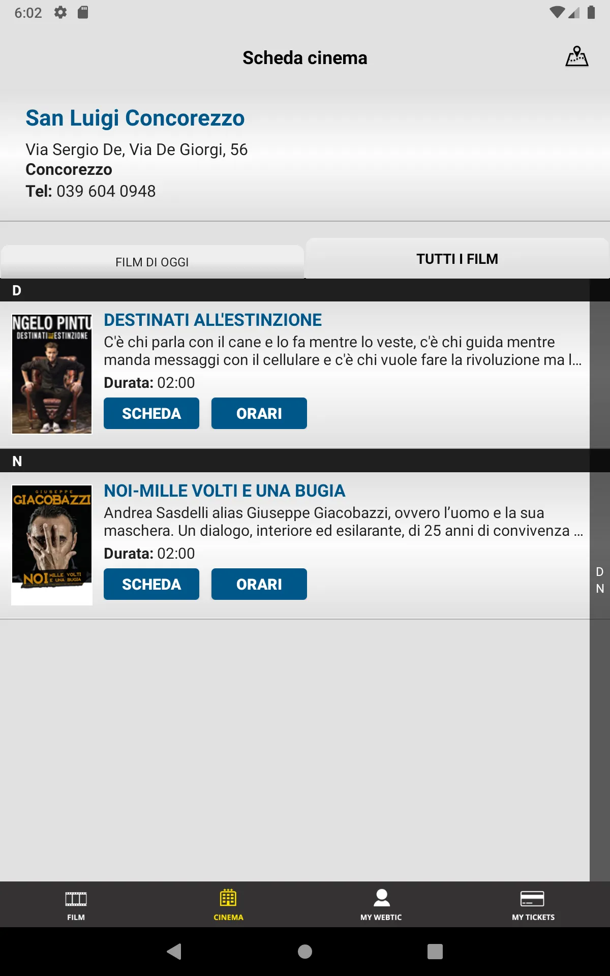 Webtic San Luigi Cineteatro | Indus Appstore | Screenshot