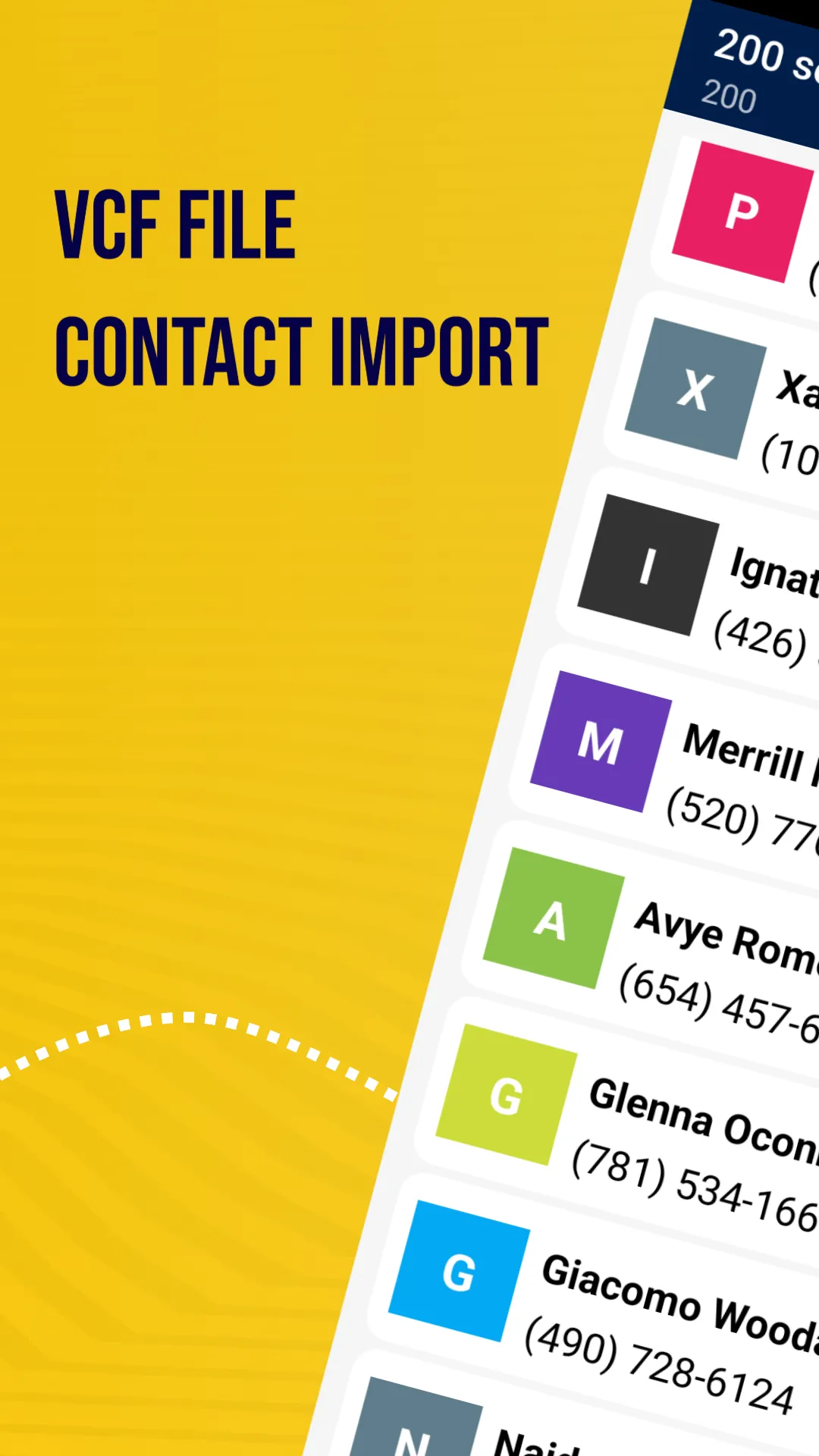 Vcf File Contact Import | Indus Appstore | Screenshot