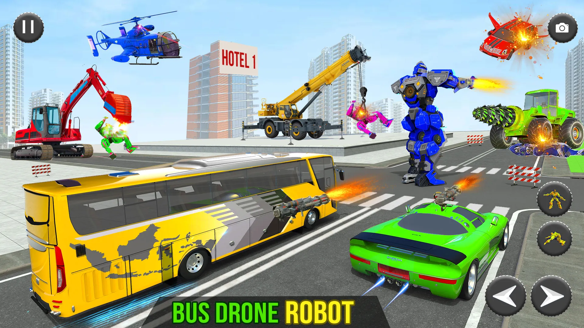 Robots War– Car Transform Game | Indus Appstore | Screenshot