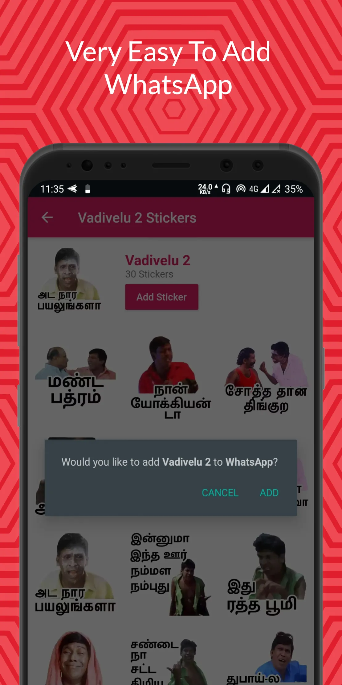 WhatsApp Tamil Sticker App WA | Indus Appstore | Screenshot