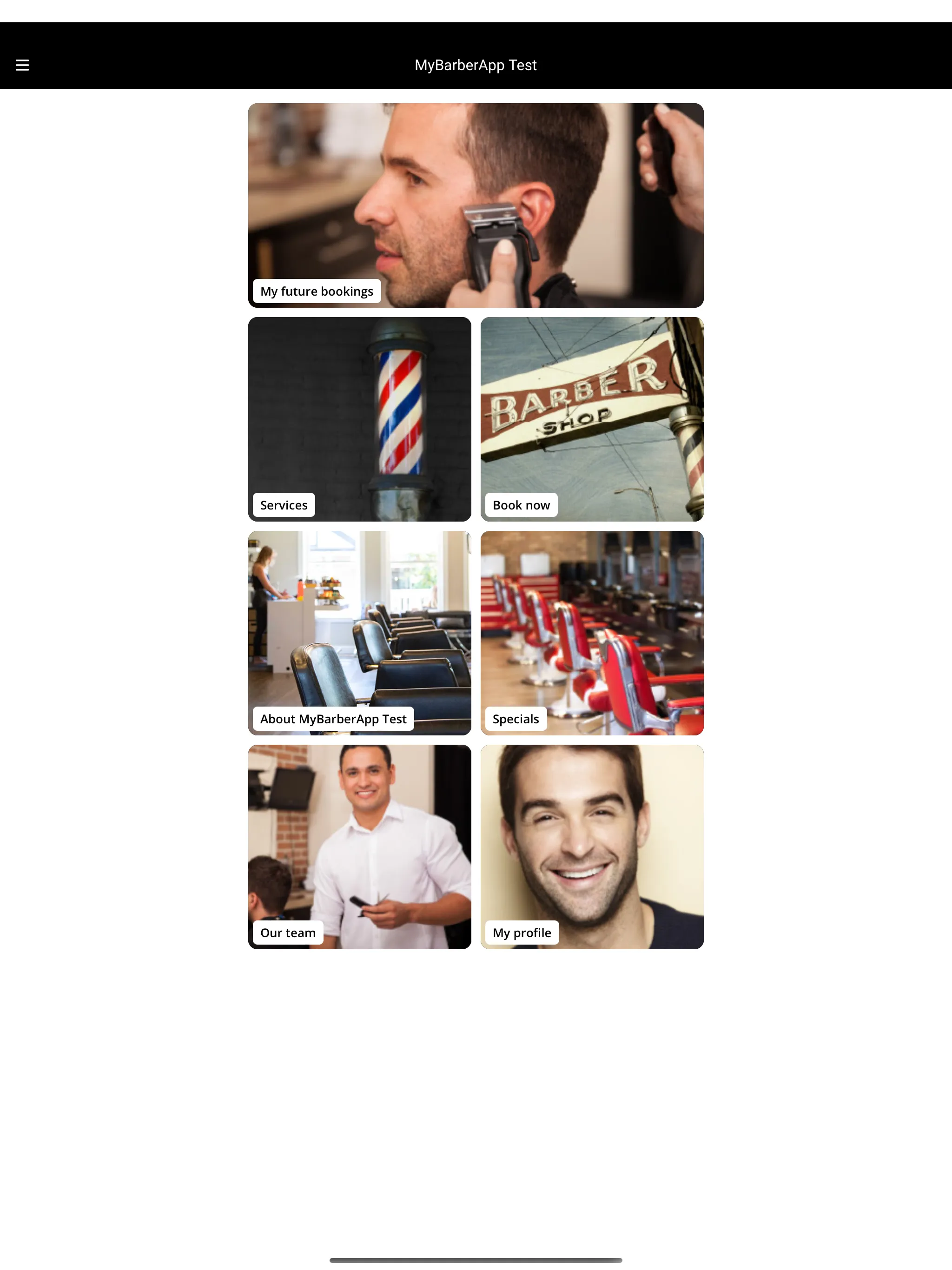 myBARBERapp | Indus Appstore | Screenshot