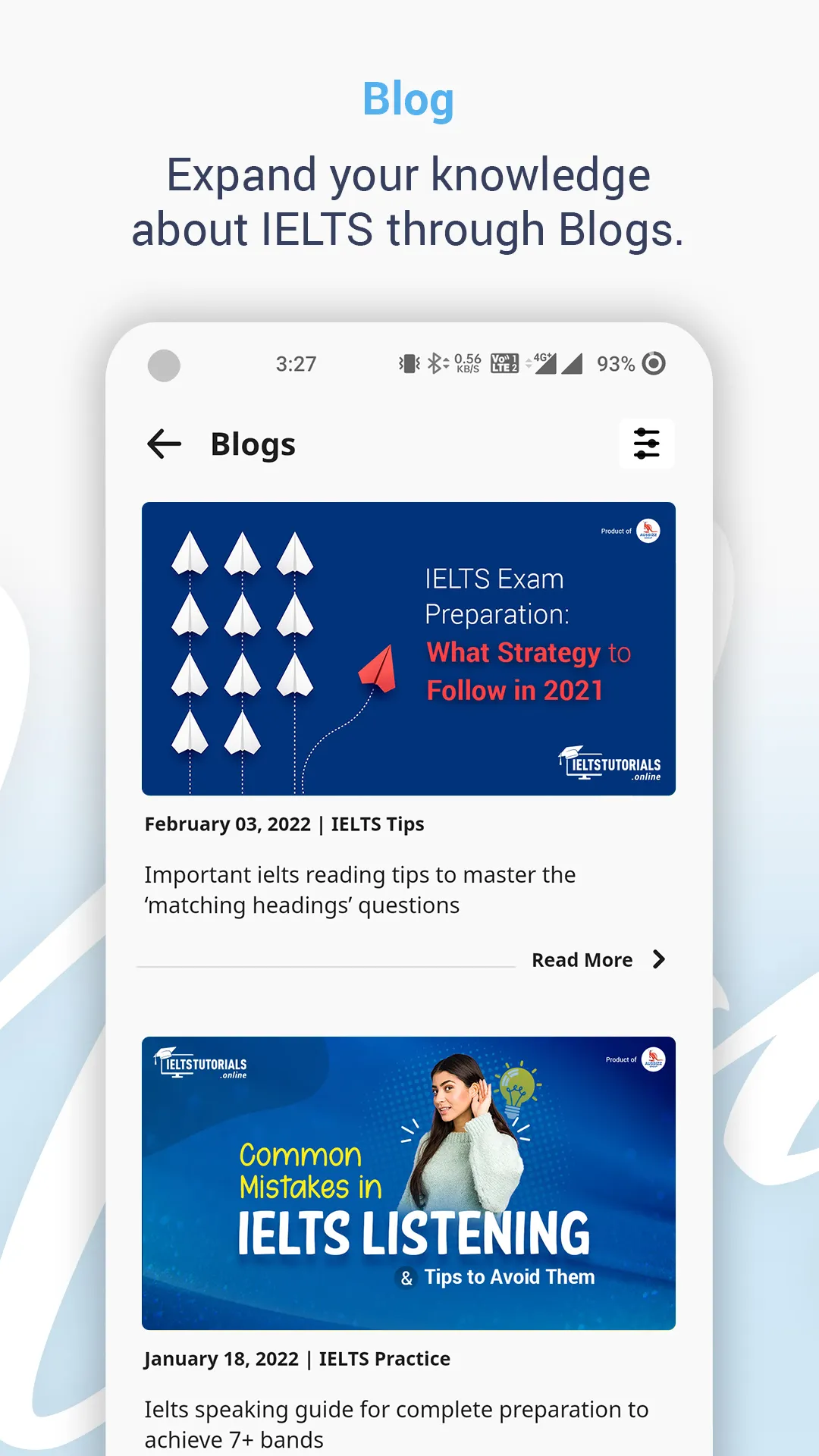 IELTS Tutorials: Exam Practice | Indus Appstore | Screenshot