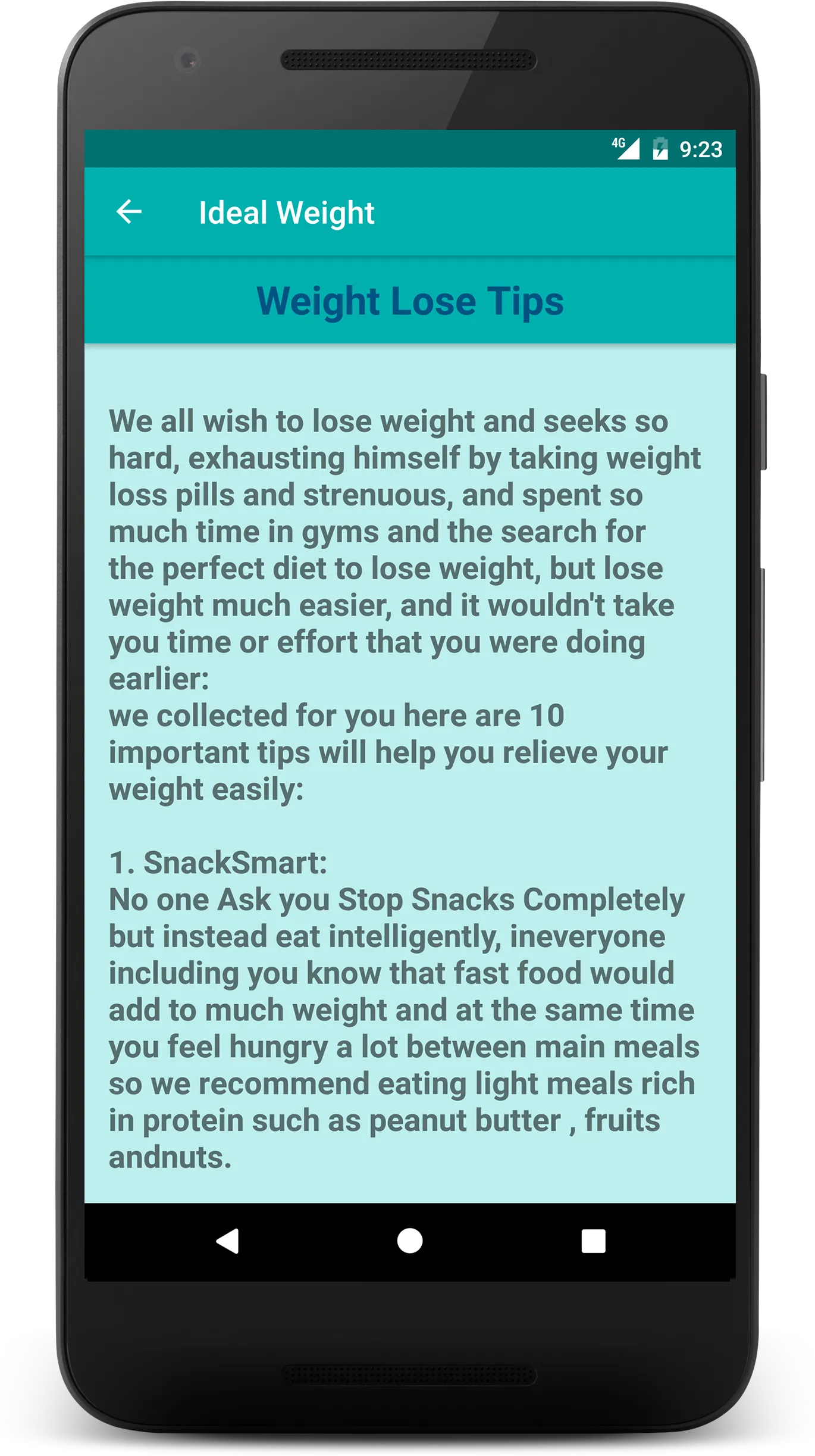 Ideal Weight - BMI Calculator | Indus Appstore | Screenshot