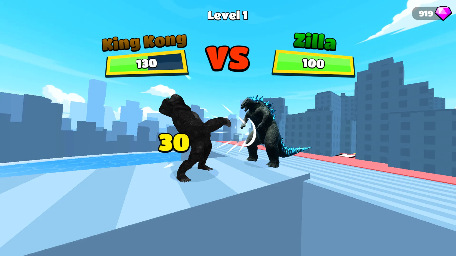 Kaiju Run - Dzilla Enemies | Indus Appstore | Screenshot