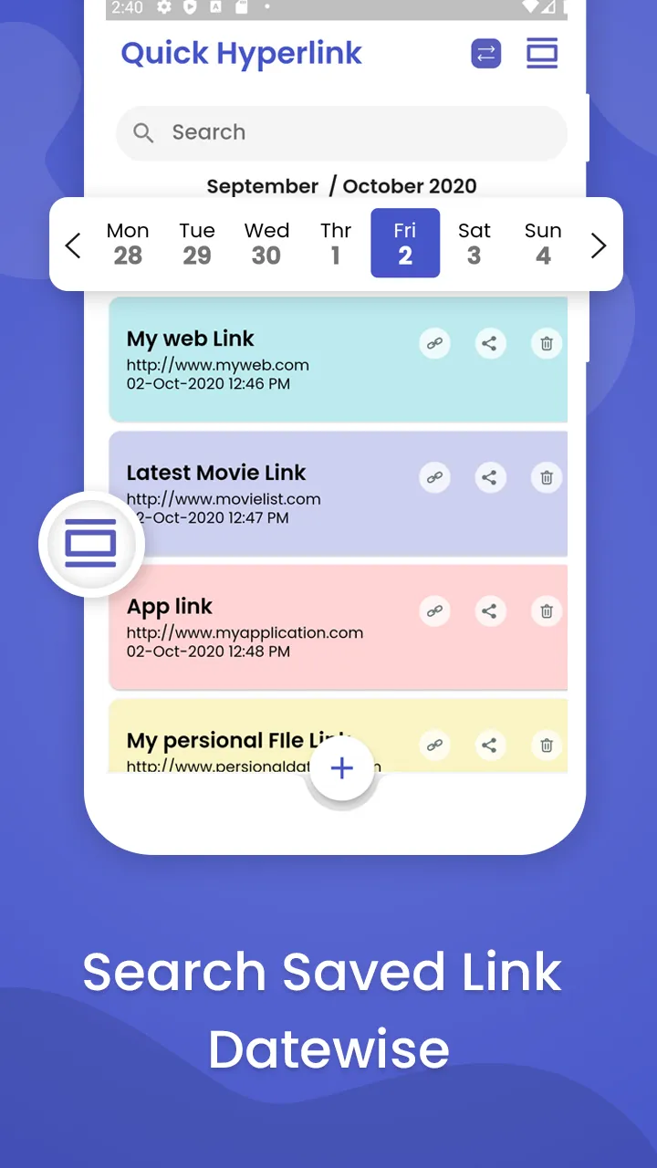 Quick Hyperlink Maker | Indus Appstore | Screenshot