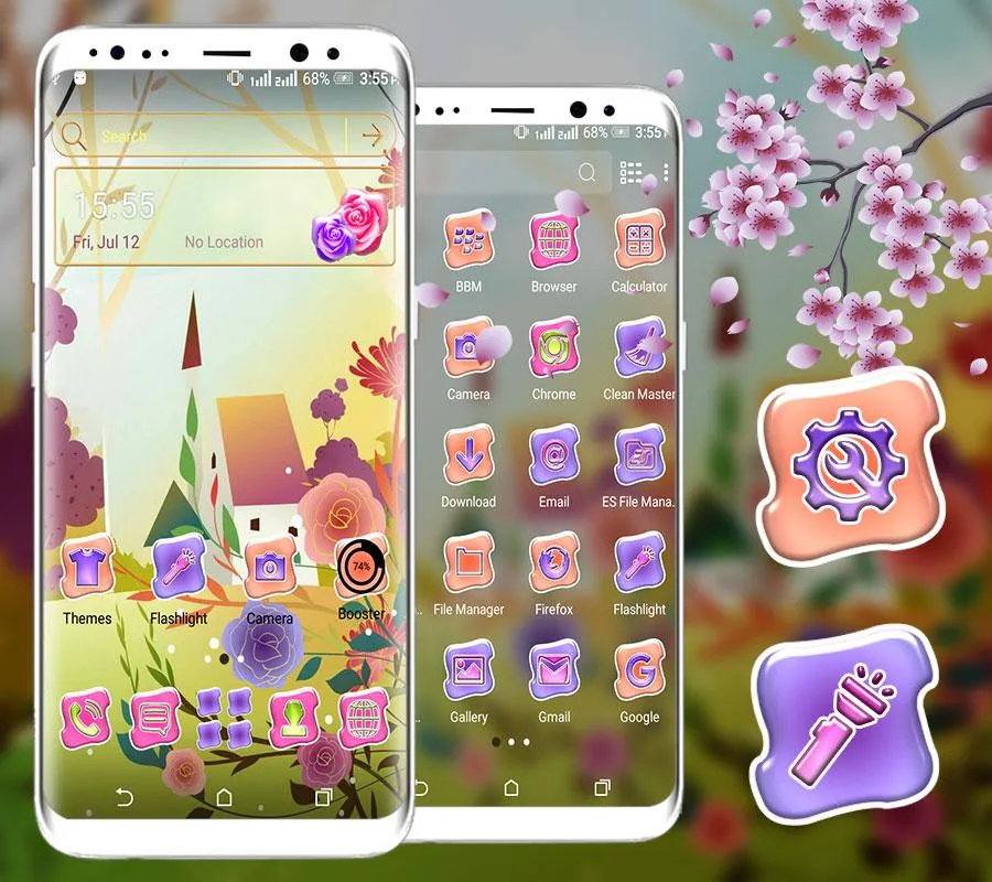 Cute Cartoon Launcher Theme | Indus Appstore | Screenshot