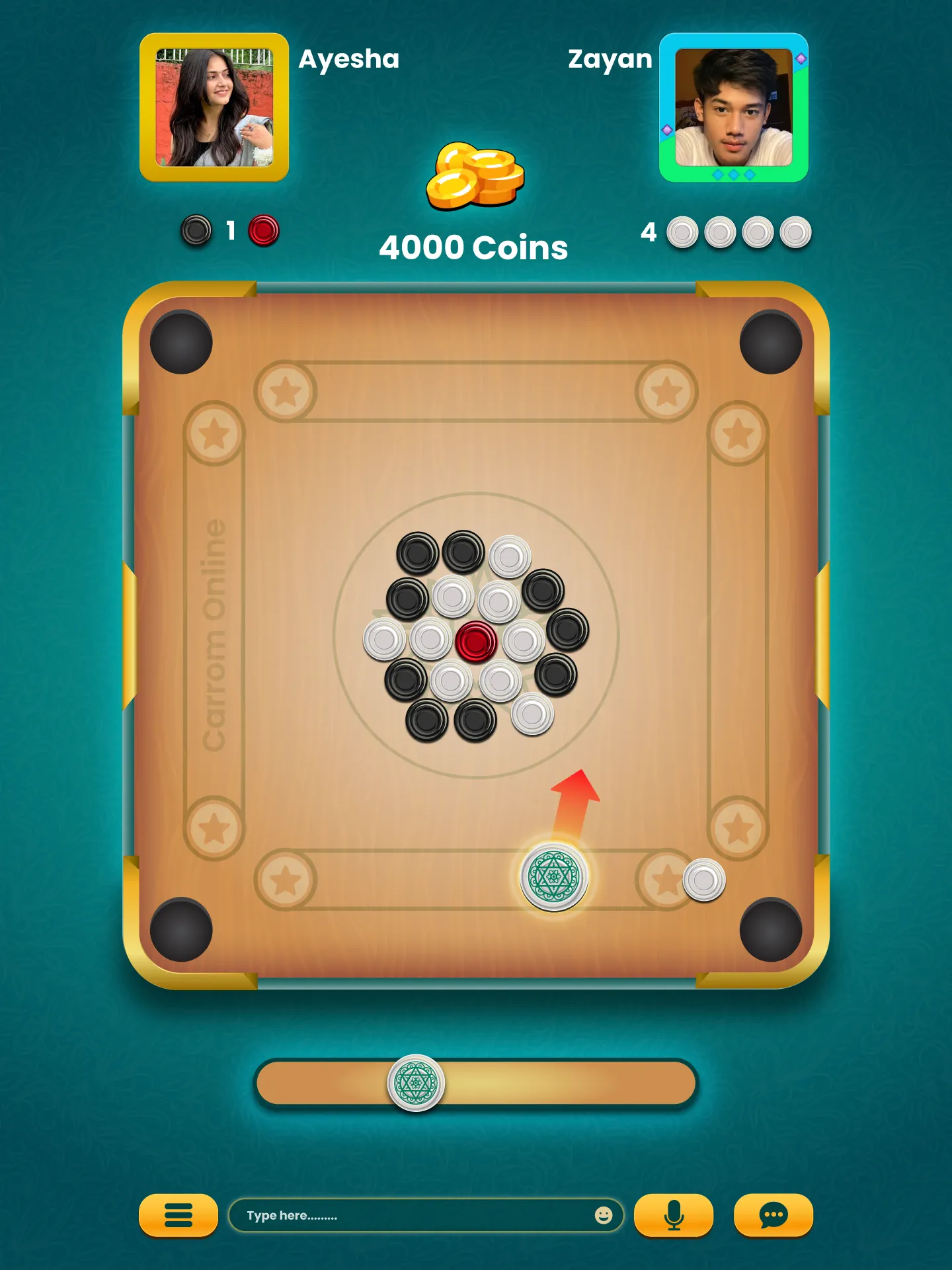Carrom Online Multiplayer Game | Indus Appstore | Screenshot
