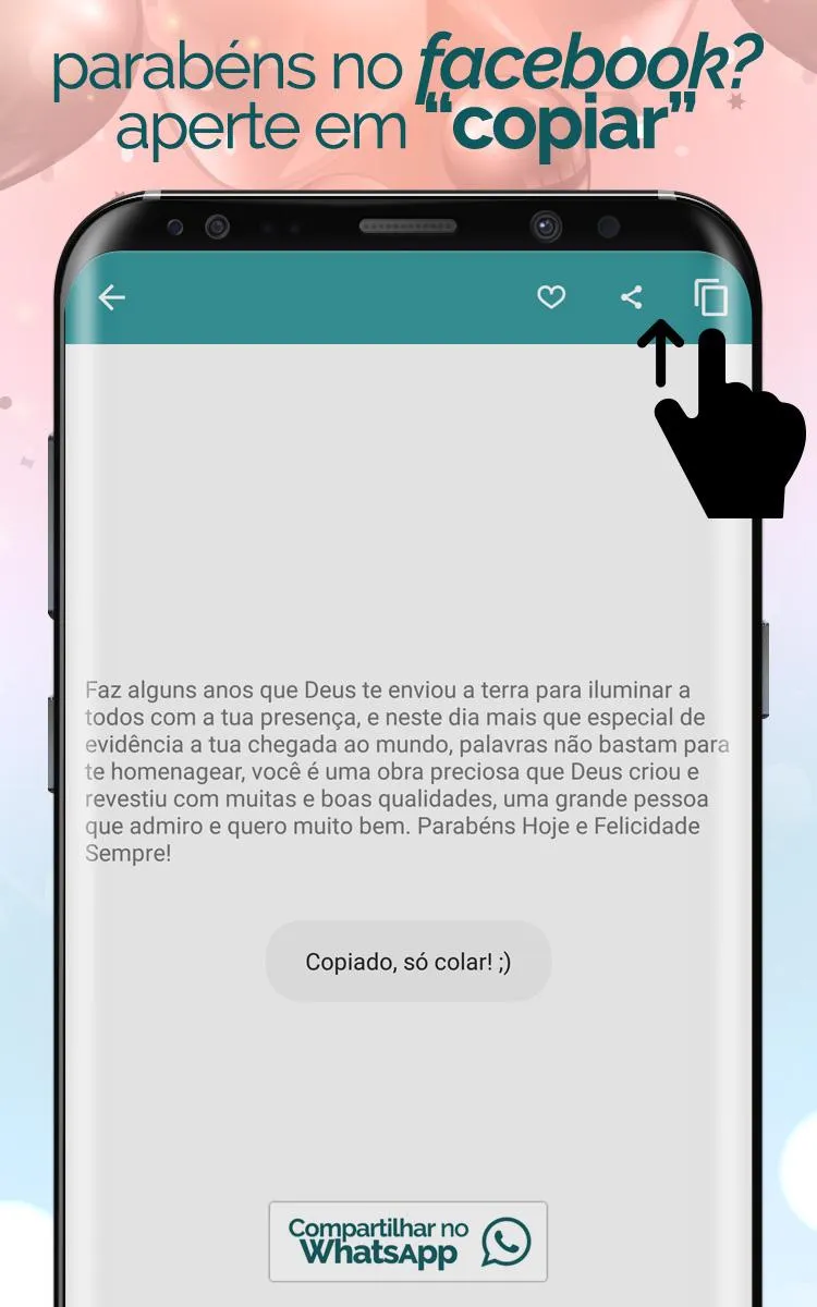 Frases de Aniversário Prontas | Indus Appstore | Screenshot