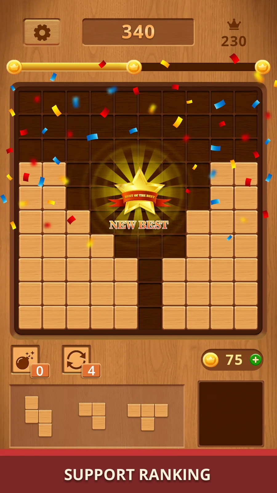 Wood Block Puzzle - Block Game | Indus Appstore | Screenshot