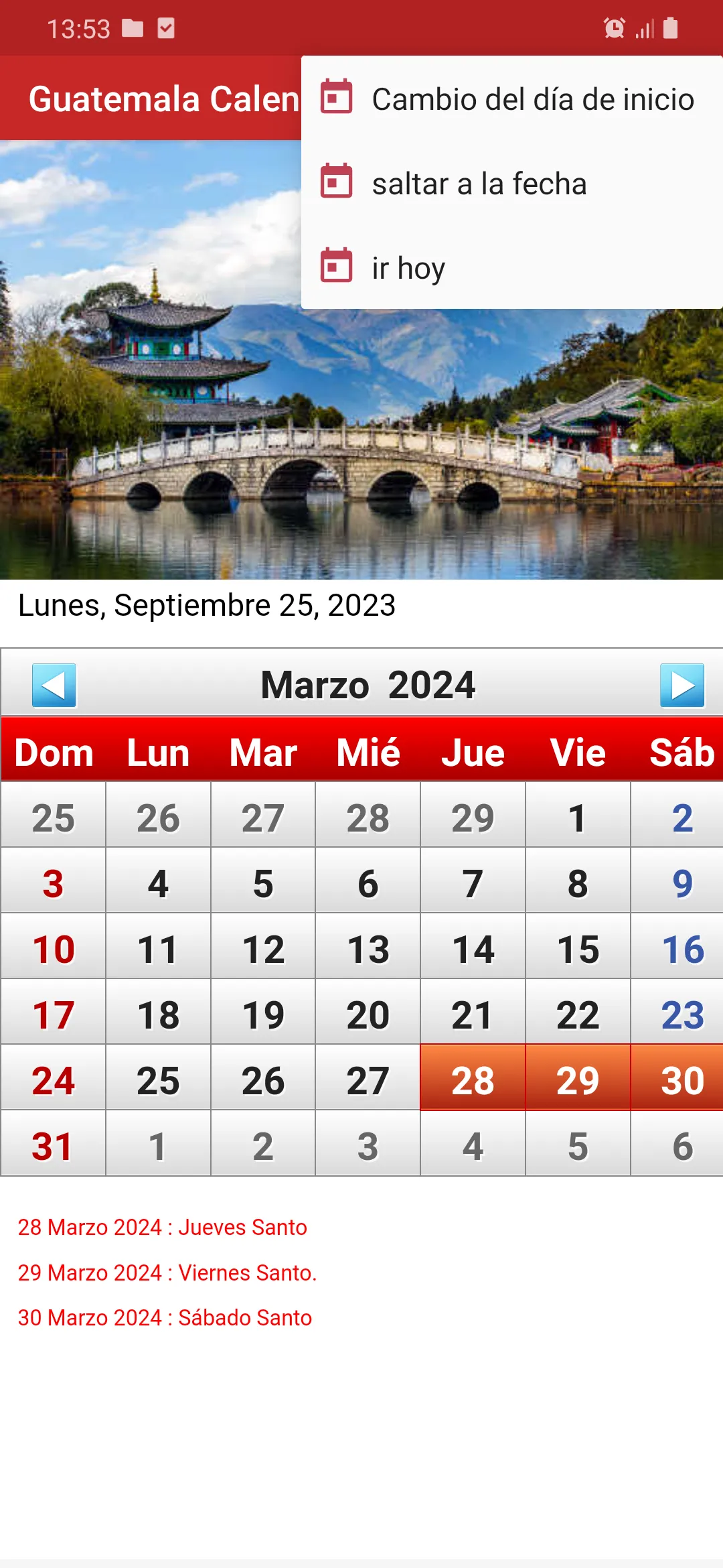 Guatemala Calendario 2025 | Indus Appstore | Screenshot