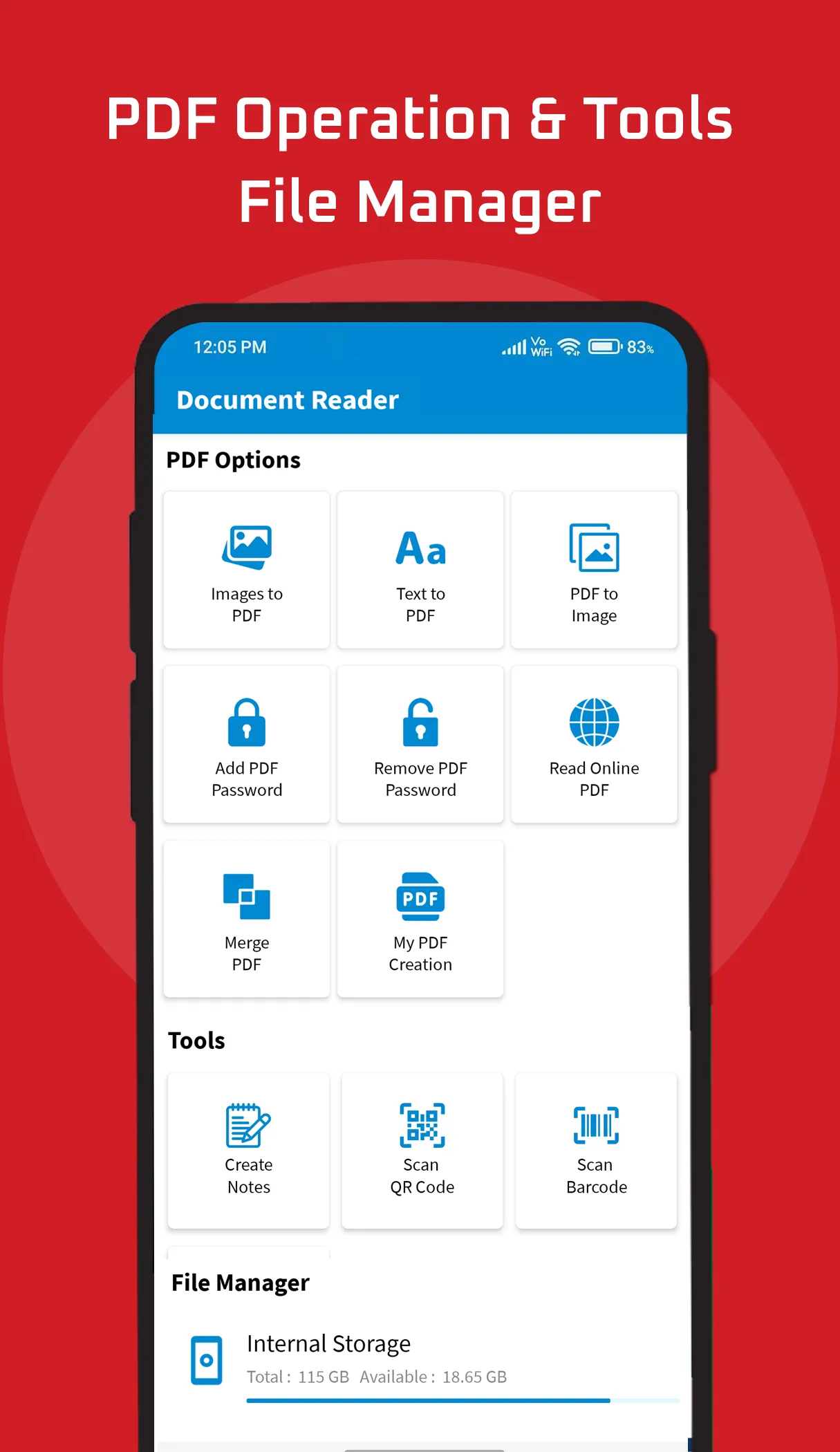 Document Reader: PDF, DOC, PPT | Indus Appstore | Screenshot