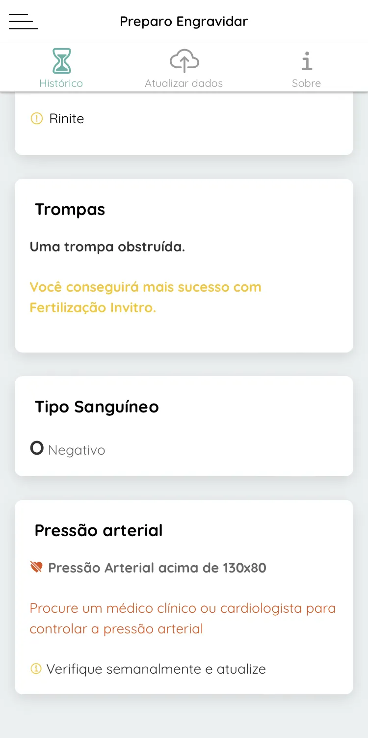 Teste de Fertilidade | Indus Appstore | Screenshot