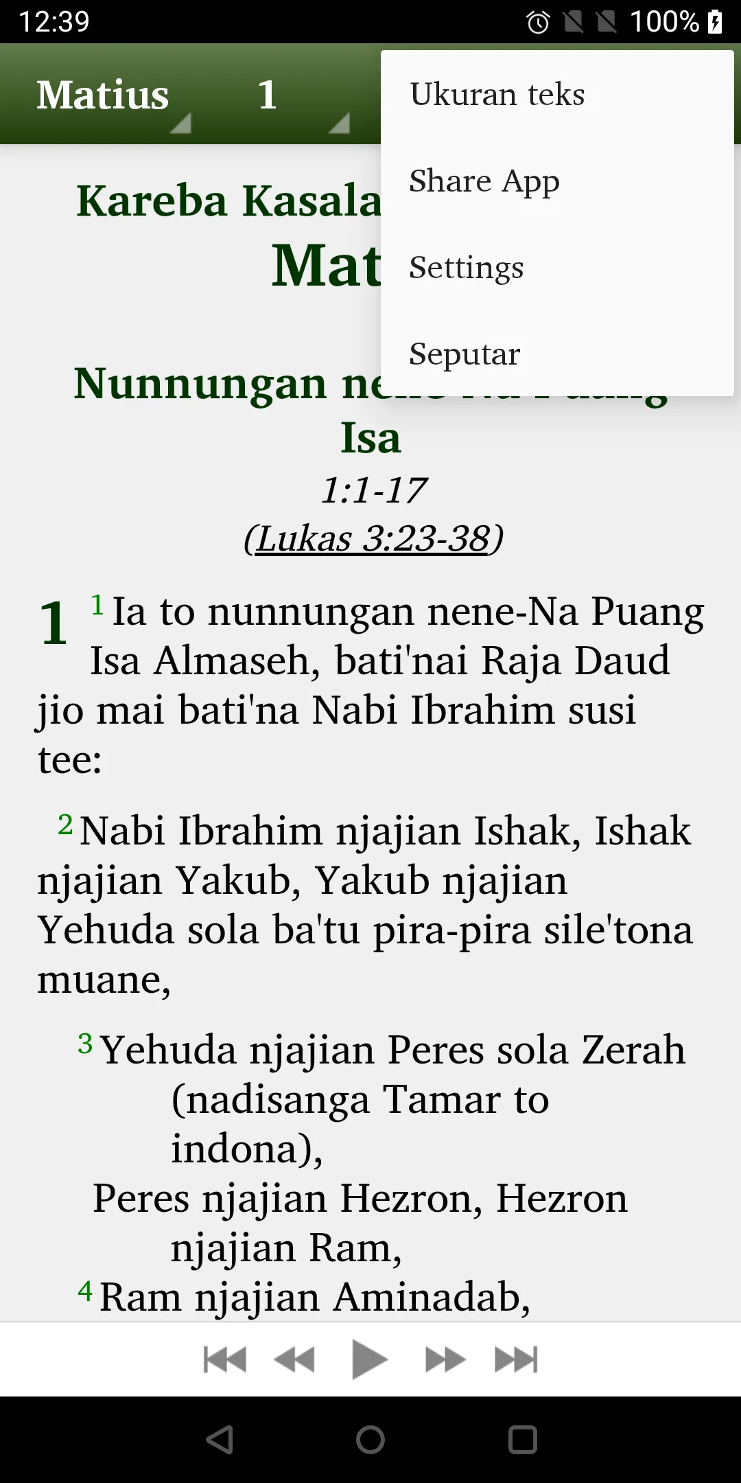 Alkitab Duri | Indus Appstore | Screenshot