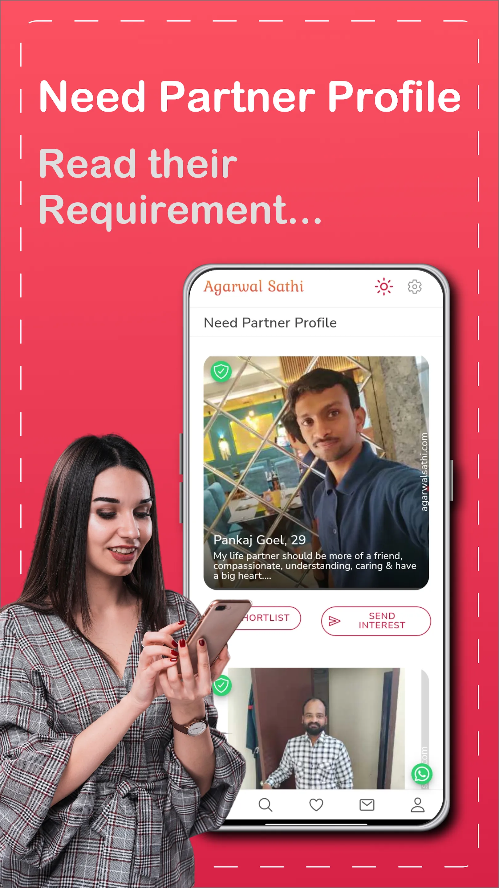 Agarwal Sathi - Matrimony App | Indus Appstore | Screenshot