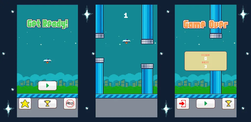 Flappy UFO | Indus Appstore | Screenshot